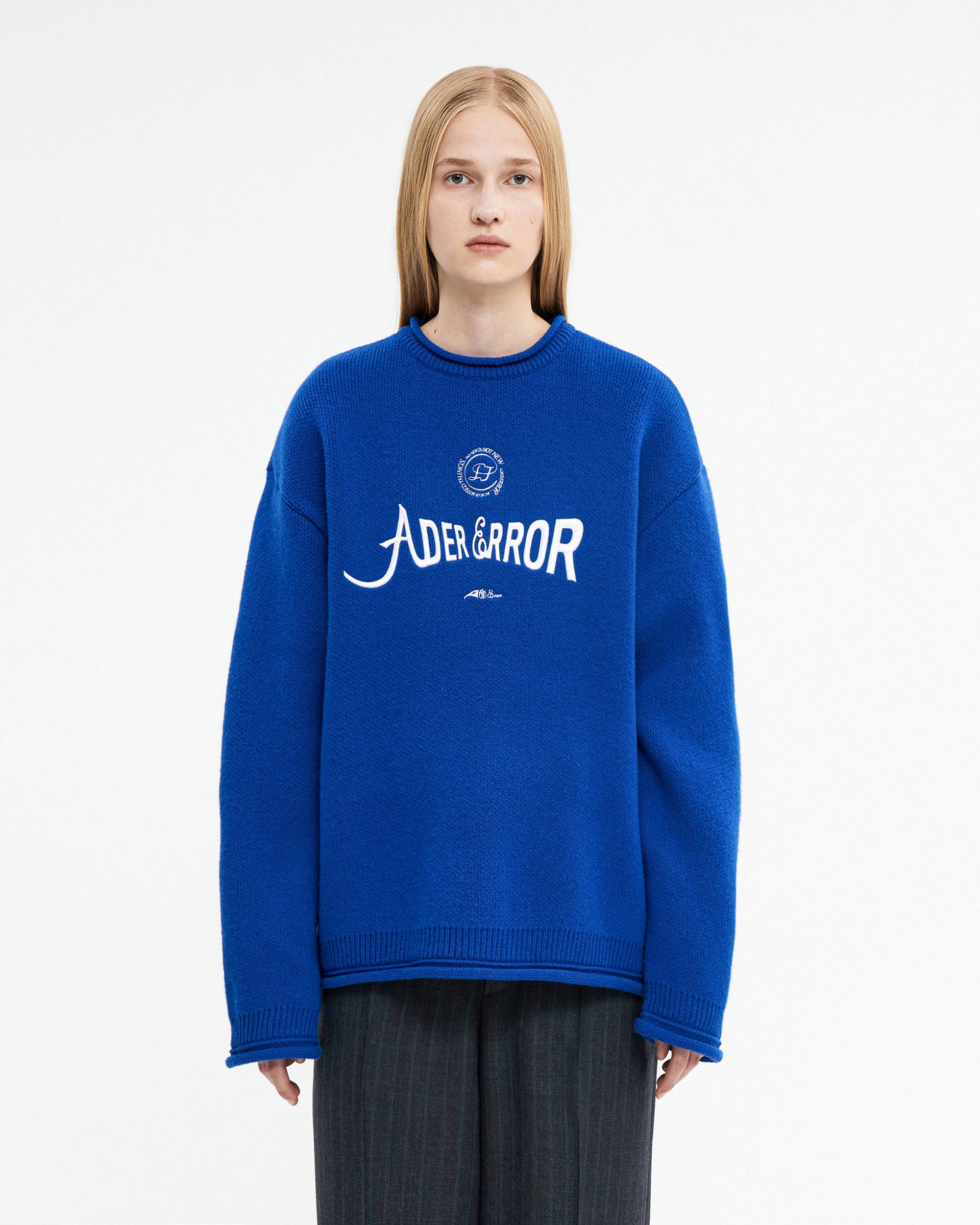 Ader Error - Verif logo knit (Z-Blue) product image 2 | TRAB K-Fashion Australia