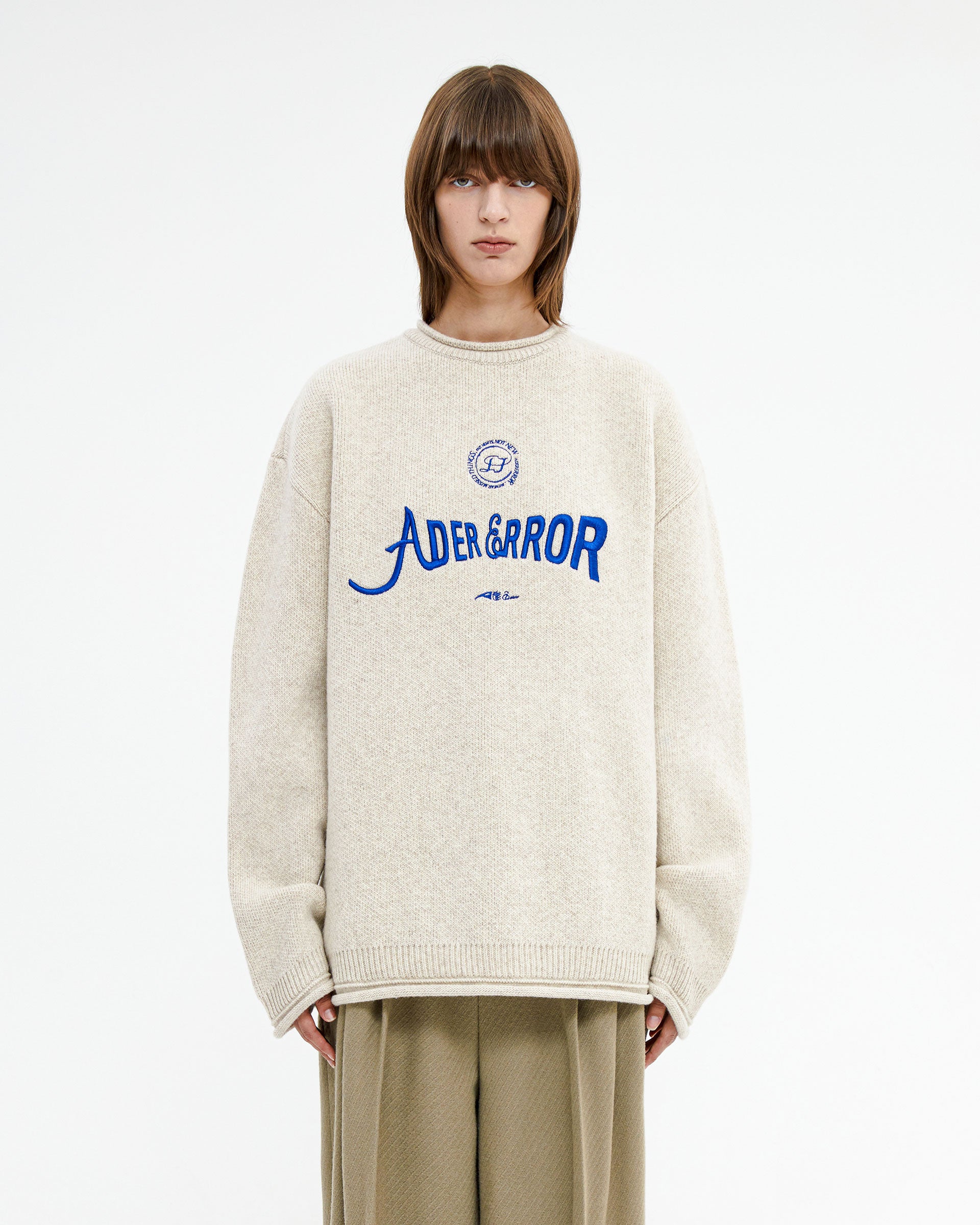 Ader Error - Verif logo knit (Ivory) product image 2 | TRAB K-Fashion Australia