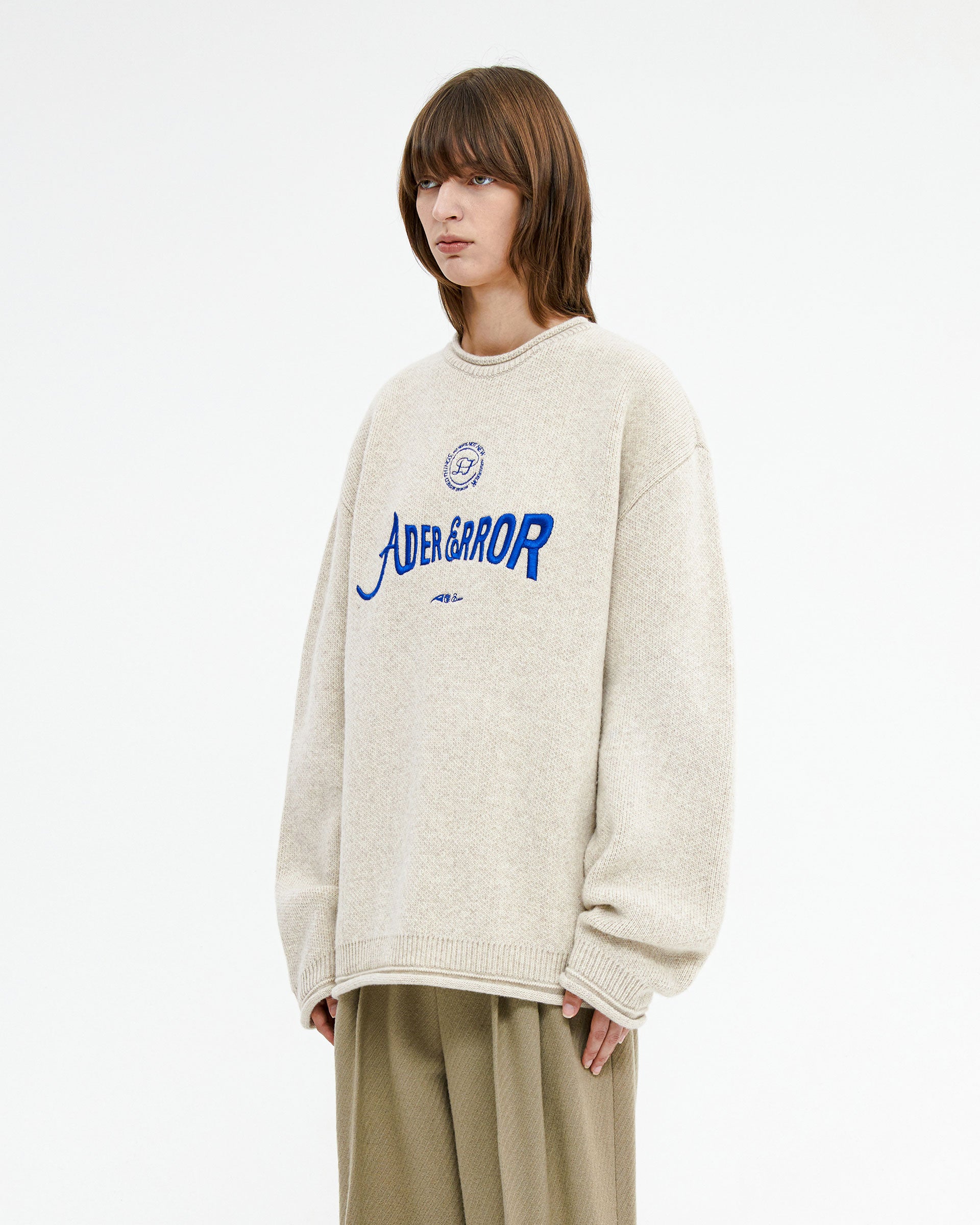 Ader Error - Verif logo knit (Ivory) product image 3 | TRAB K-Fashion Australia