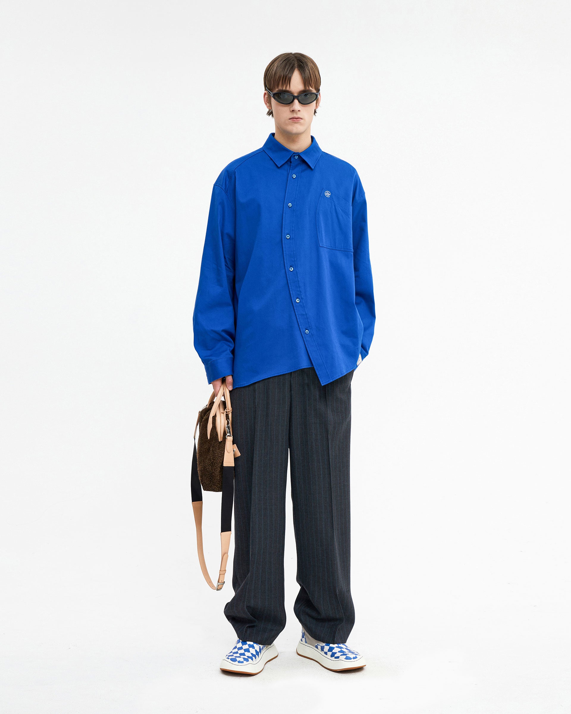 Ader Error - Speric logo shirt (Z-Blue) product image 1 | TRAB K-Fashion Australia