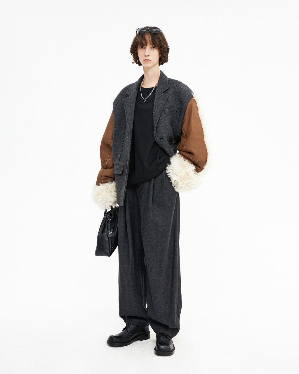 Ader Error - Aldin slacks (Charcoal) product image 1 | TRAB K-Fashion Australia