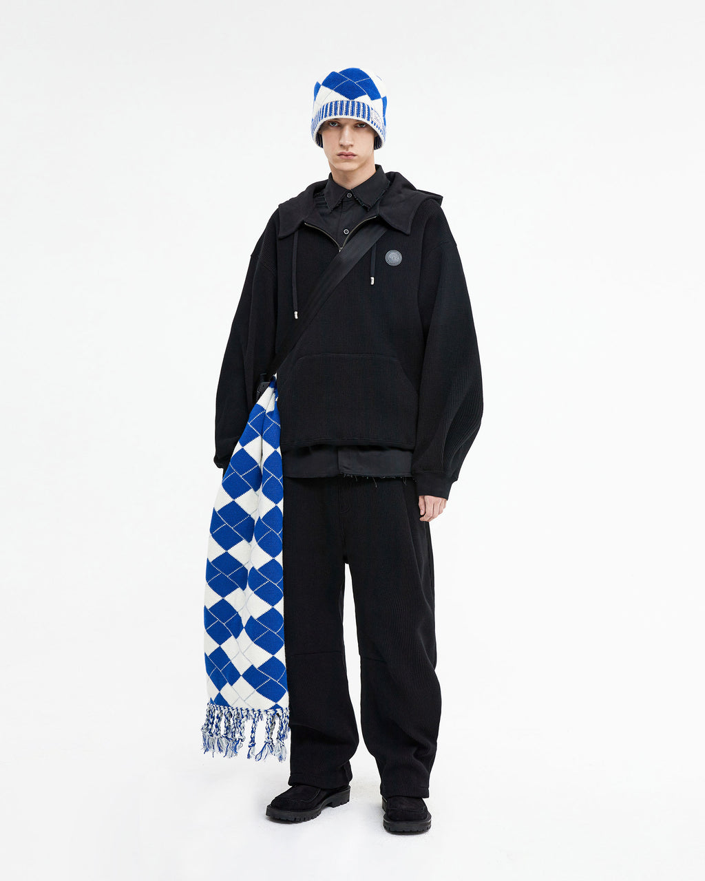 Ader Error - Speric logo sweatpants (Noir) product image 1 | TRAB K-Fashion Australia