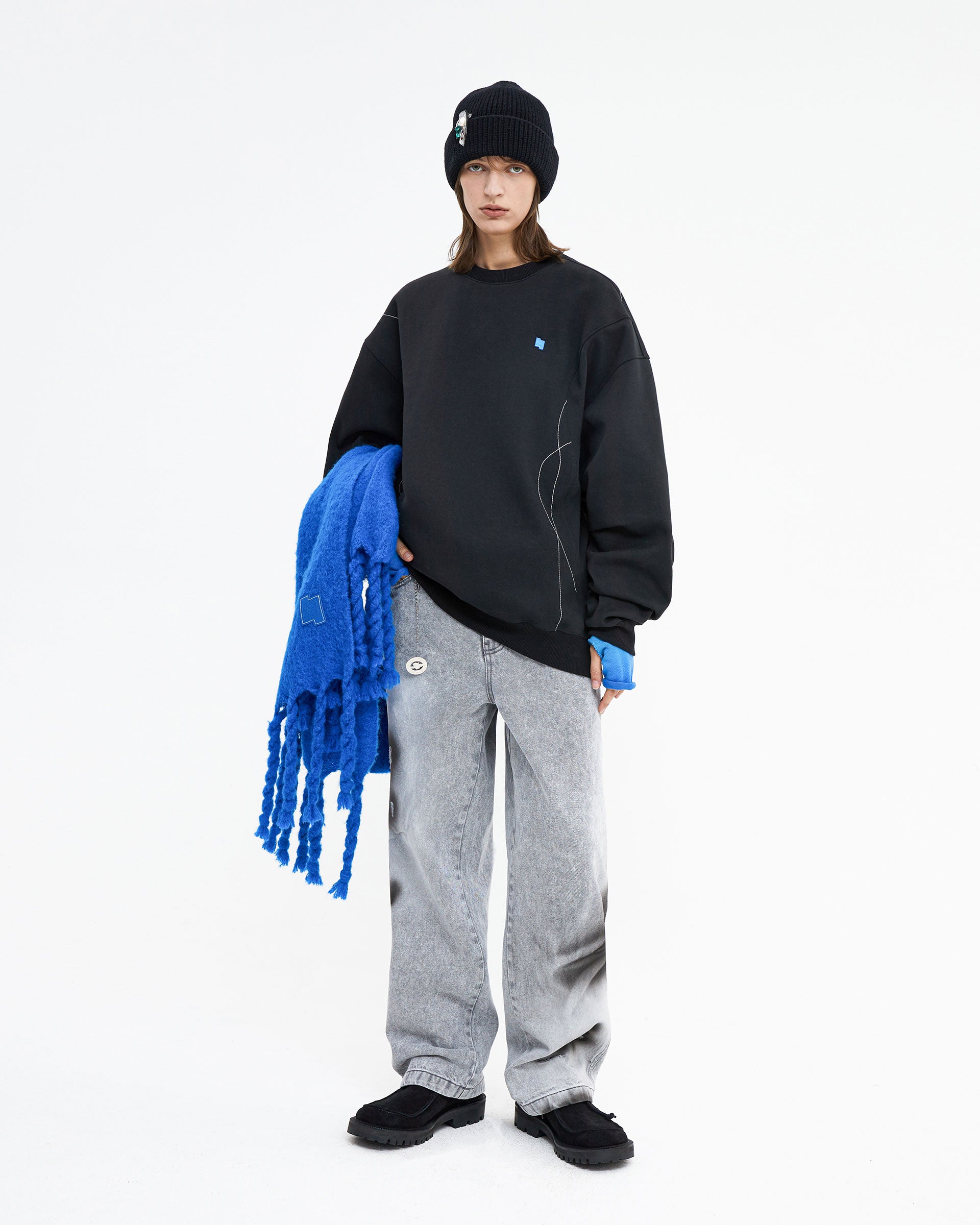 Ader Error - TRS sweatshirt (Noir) product image 1 | TRAB K-Fashion Australia