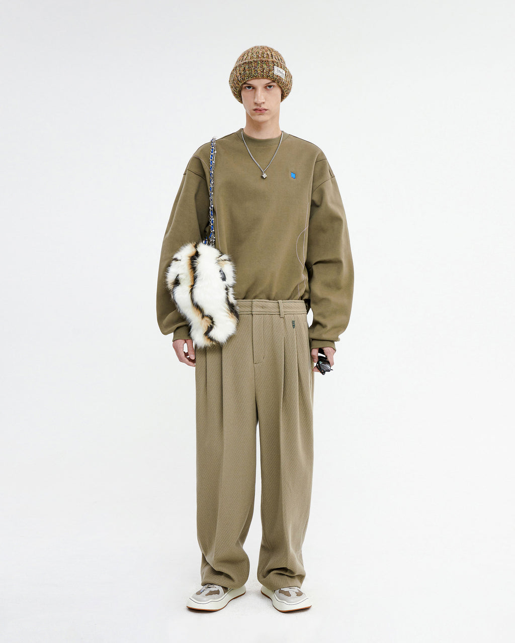 Ader Error - TRS sweatshirt (Brown) product image 1 | TRAB K-Fashion Australia