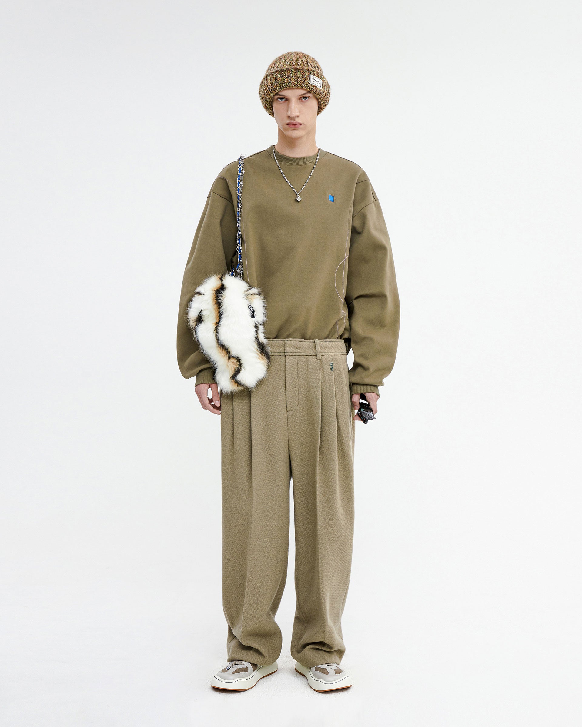 Ader Error - TRS sweatshirt (Brown) product image 1 | TRAB K-Fashion Australia