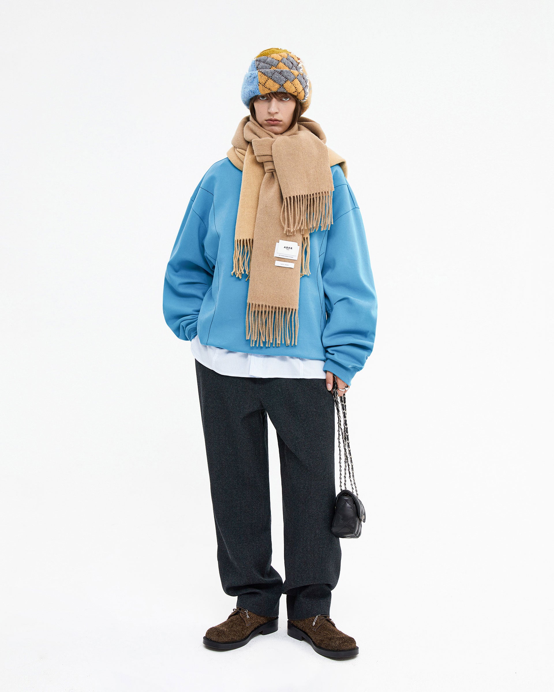 Ader Error - TRS sweatshirt (Sky blue) product image 1 | TRAB K-Fashion Australia