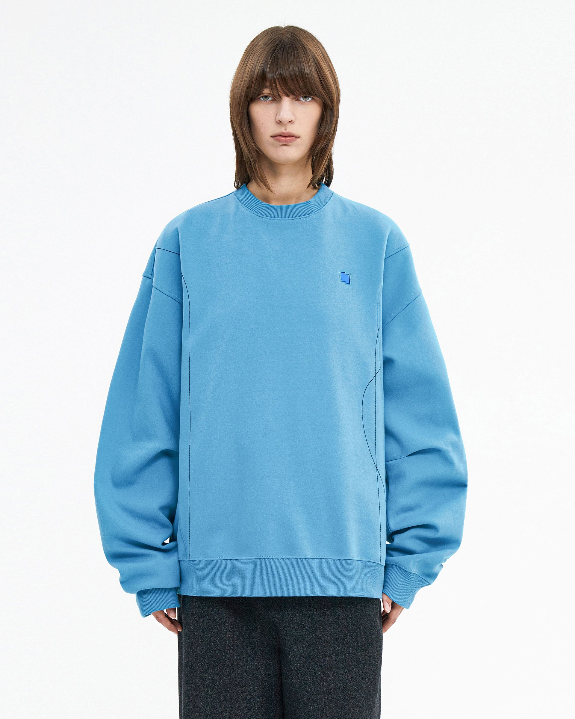 Ader Error - TRS sweatshirt (Sky blue) product image 2 | TRAB K-Fashion Australia