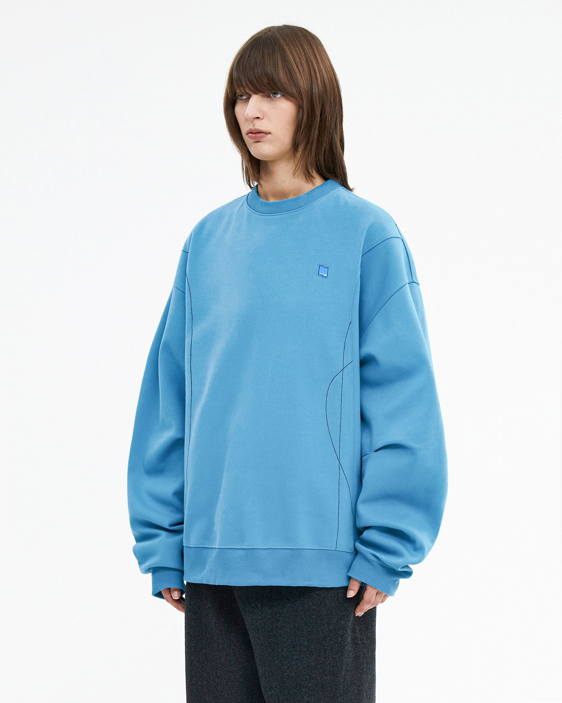 Ader Error - TRS sweatshirt (Sky blue) product image 3 | TRAB K-Fashion Australia
