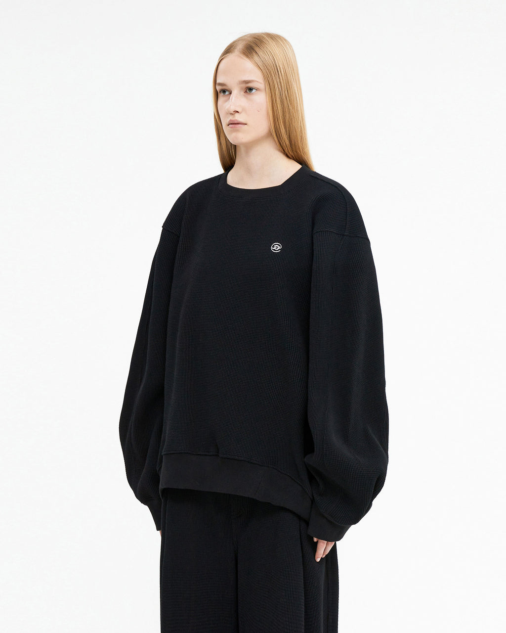 Ader Error - Speric small logo sweatshirt (Noir) product image 3 | TRAB K-Fashion Australia