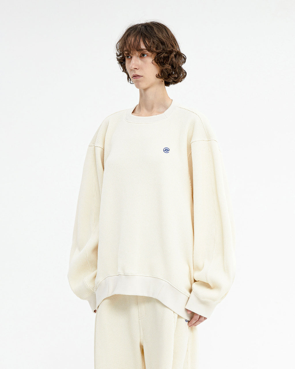 Ader Error - Speric small logo sweatshirt (Ivory) product image 3 | TRAB K-Fashion Australia