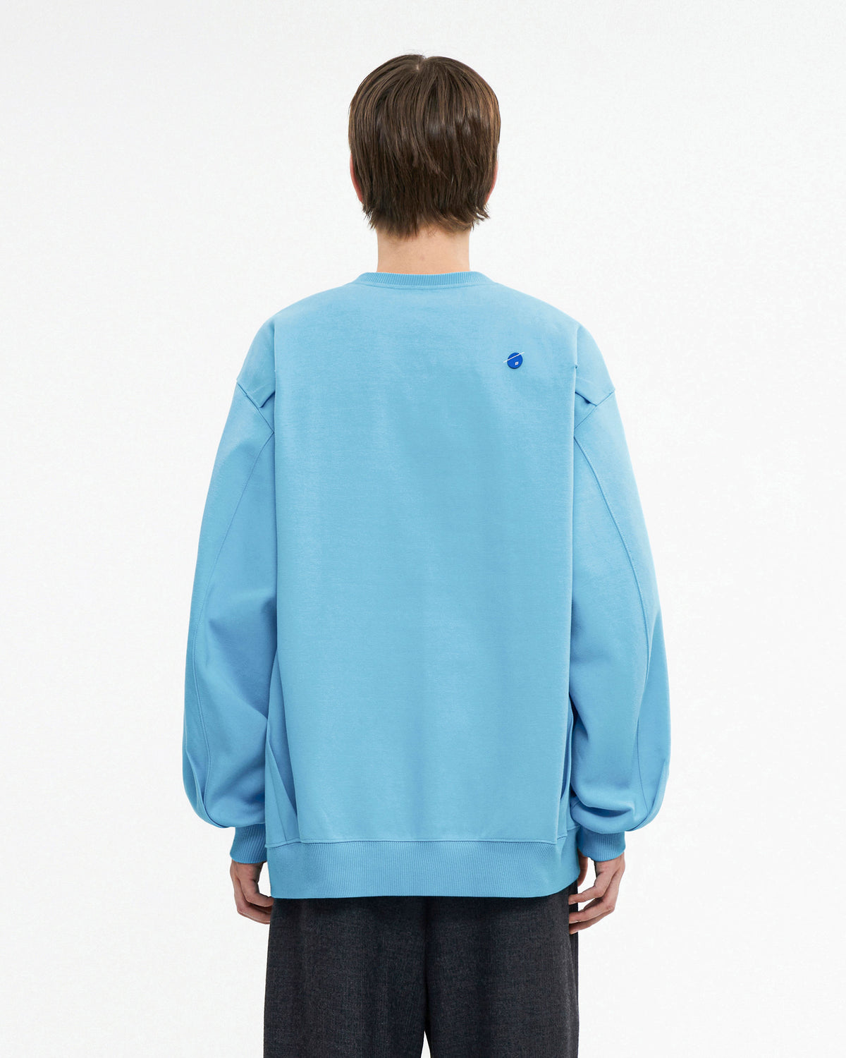 Ader Error - Verif logo sweatshirt (Sky blue) product image 4 | TRAB K-Fashion Australia