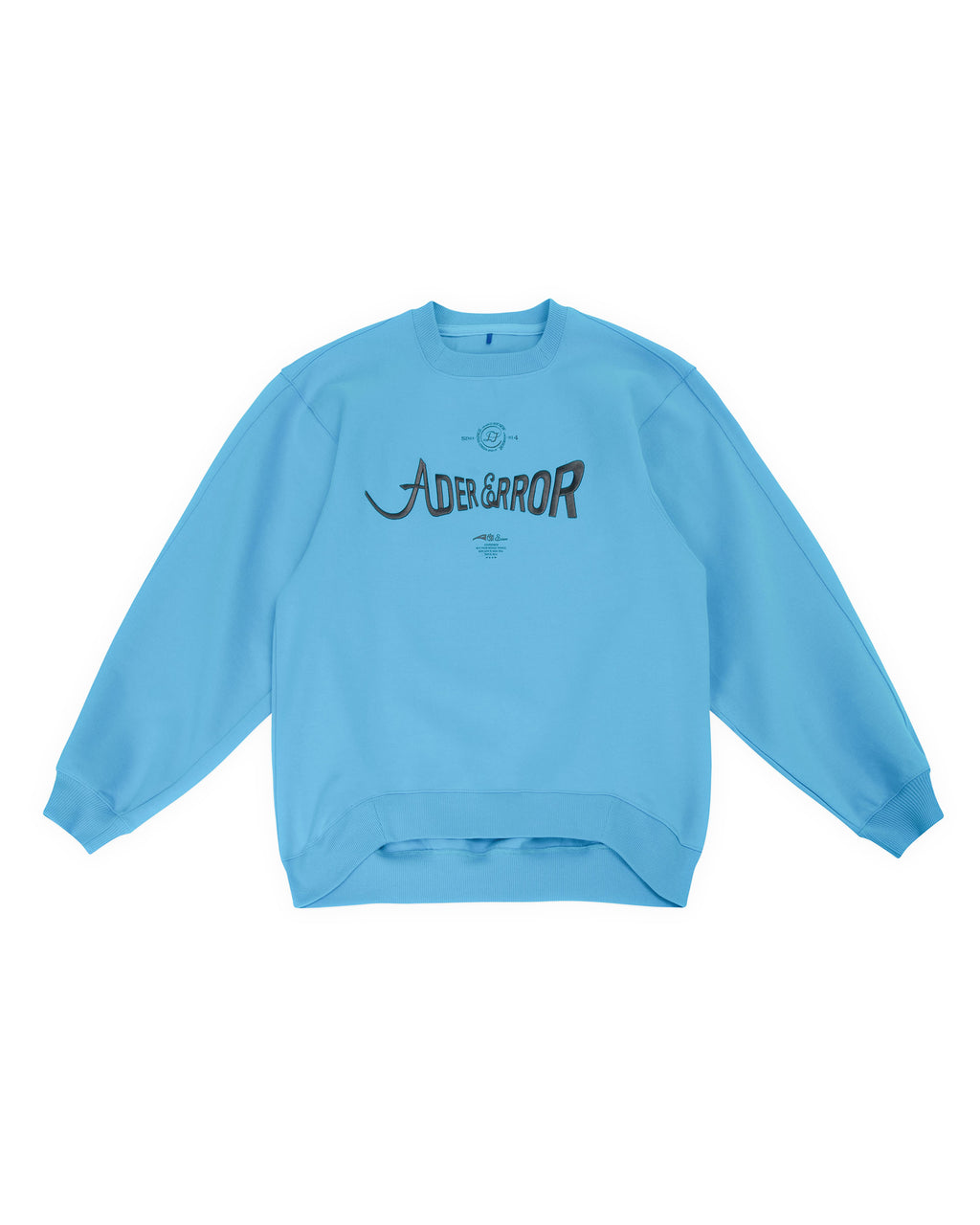 Ader Error - Verif logo sweatshirt (Sky blue) product image 11 | TRAB K-Fashion Australia