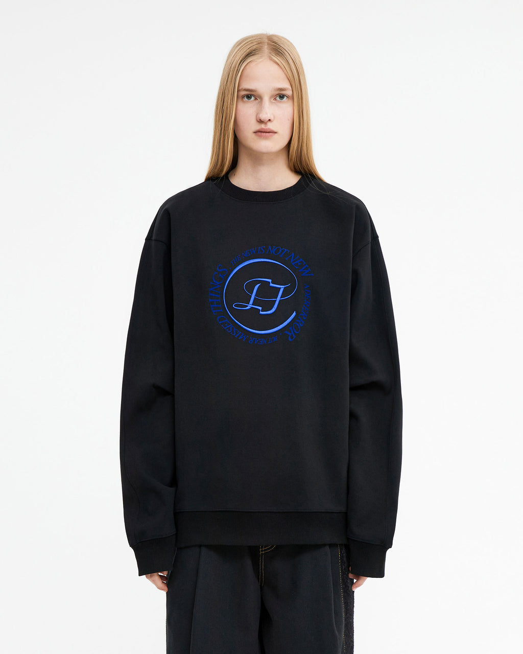Ader Error - Speric logo sweatshirt (Noir) product image 2 | TRAB K-Fashion Australia