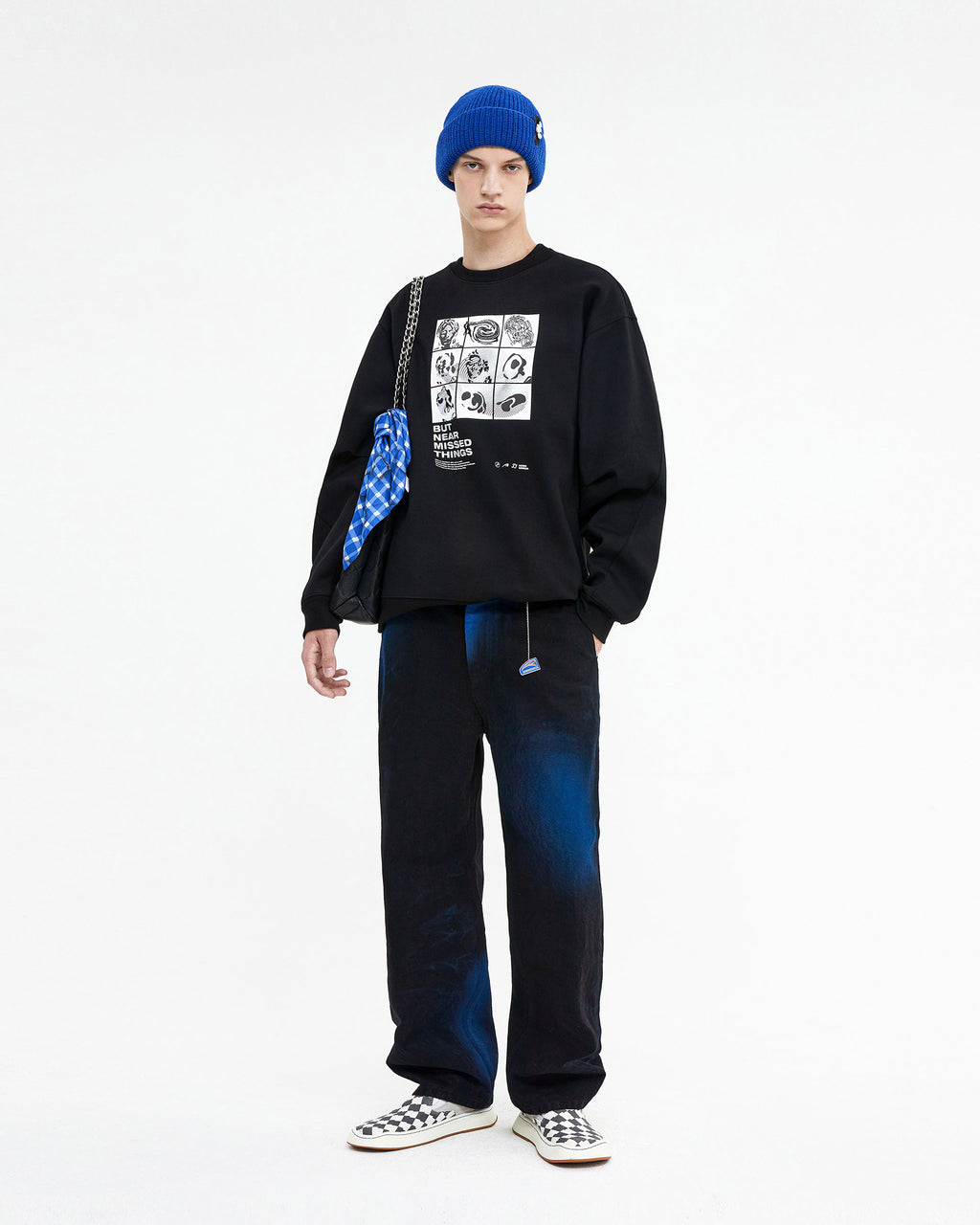 Ader Error - Topian sweatshirt (Noir) product image 1 | TRAB K-Fashion Australia