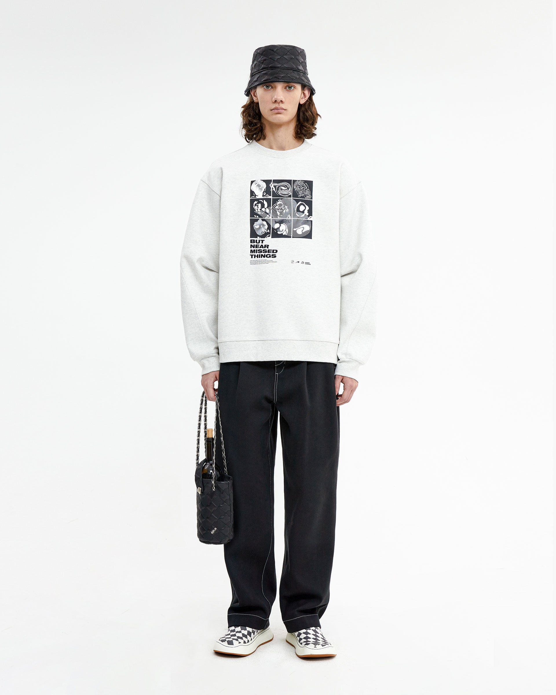 Ader Error - Topian sweatshirt (Oatmeal) product image 2 | TRAB K-Fashion Australia