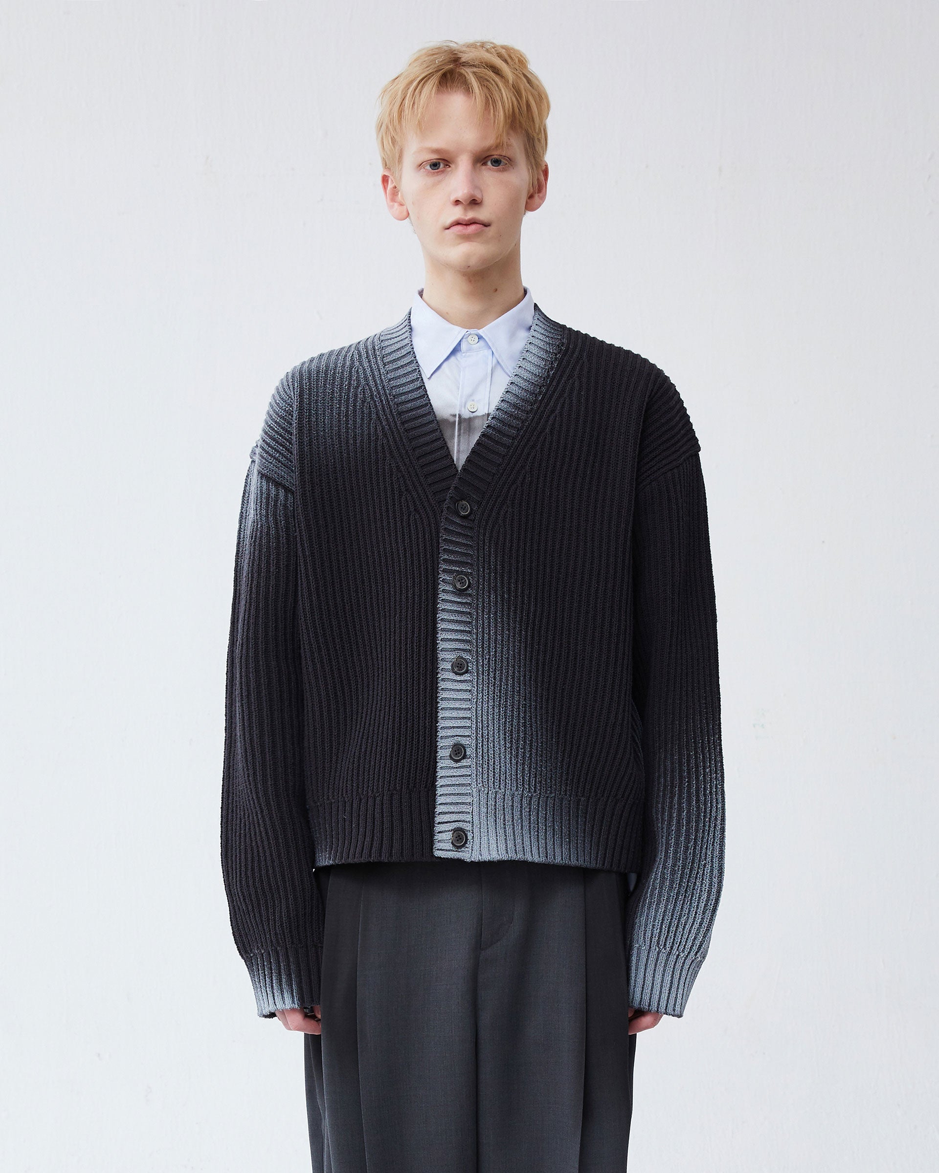 Ader Error - Glow cardigan (Charcoal) product image 2 | TRAB K-Fashion Australia
