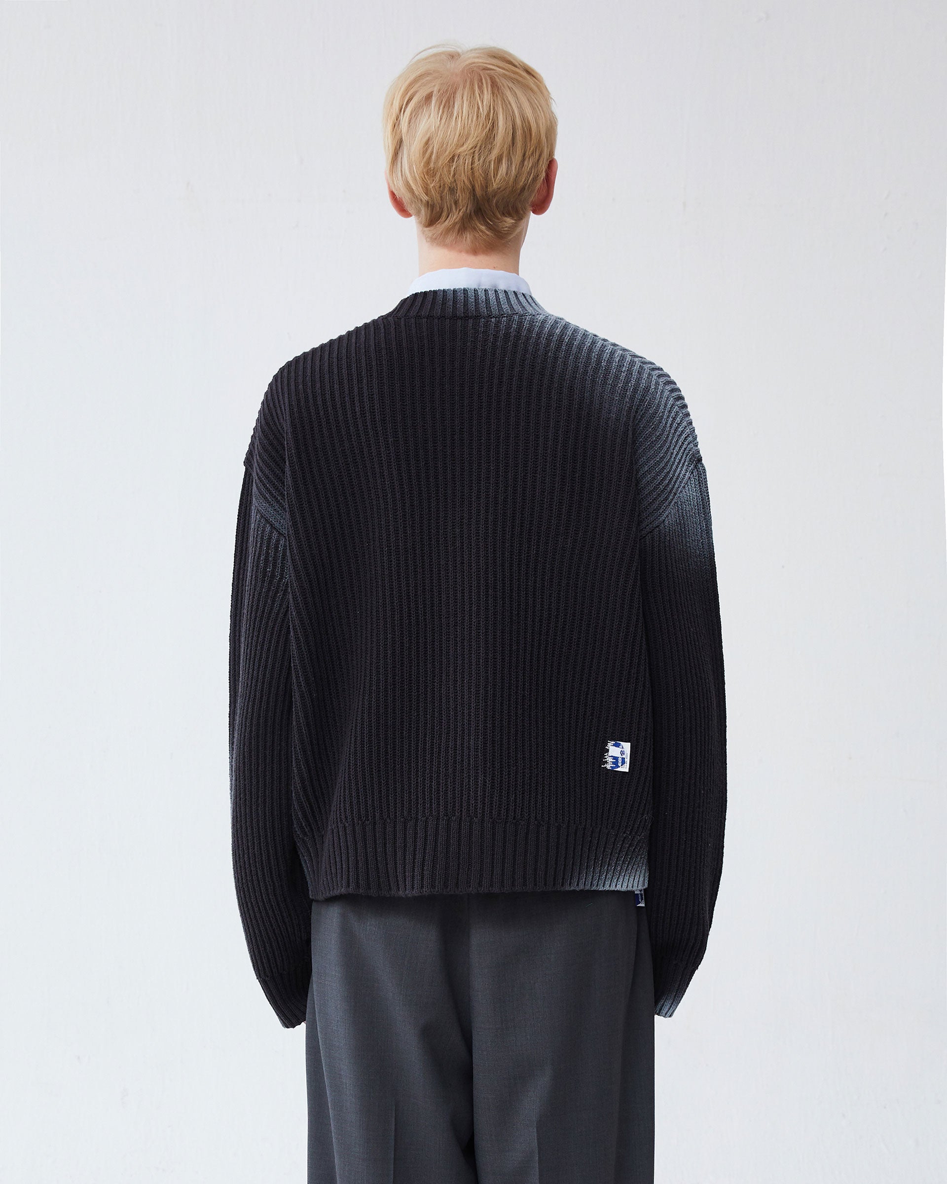Ader Error - Glow cardigan (Charcoal) product image 4 | TRAB K-Fashion Australia
