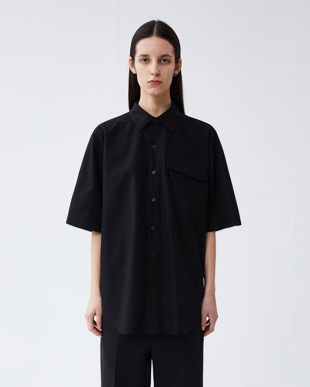 Ader Error - Merc shirt (Noir) product image 2 | TRAB K-Fashion Australia