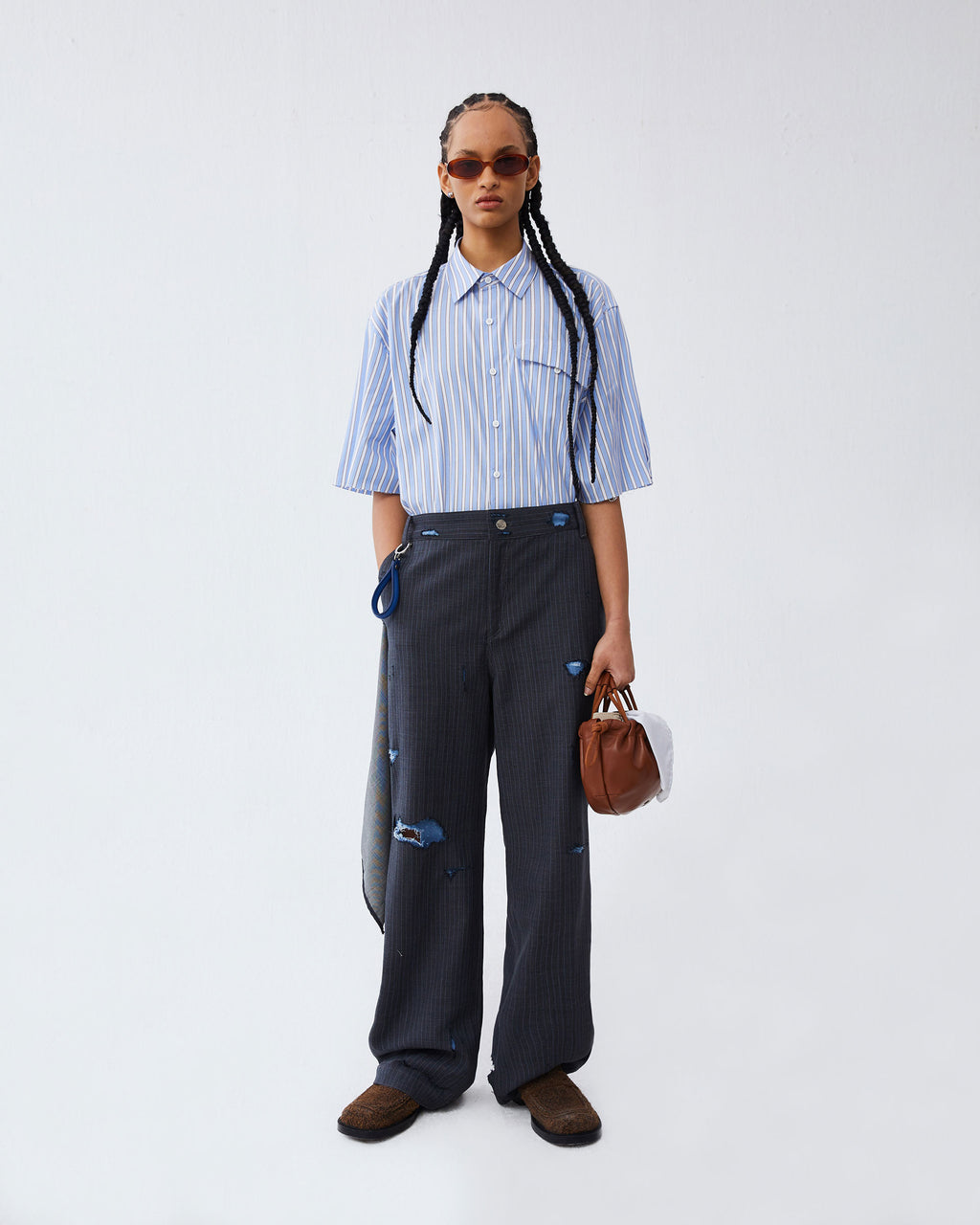 Ader Error - Merc shirt (Stripe) product image 1 | TRAB K-Fashion Australia