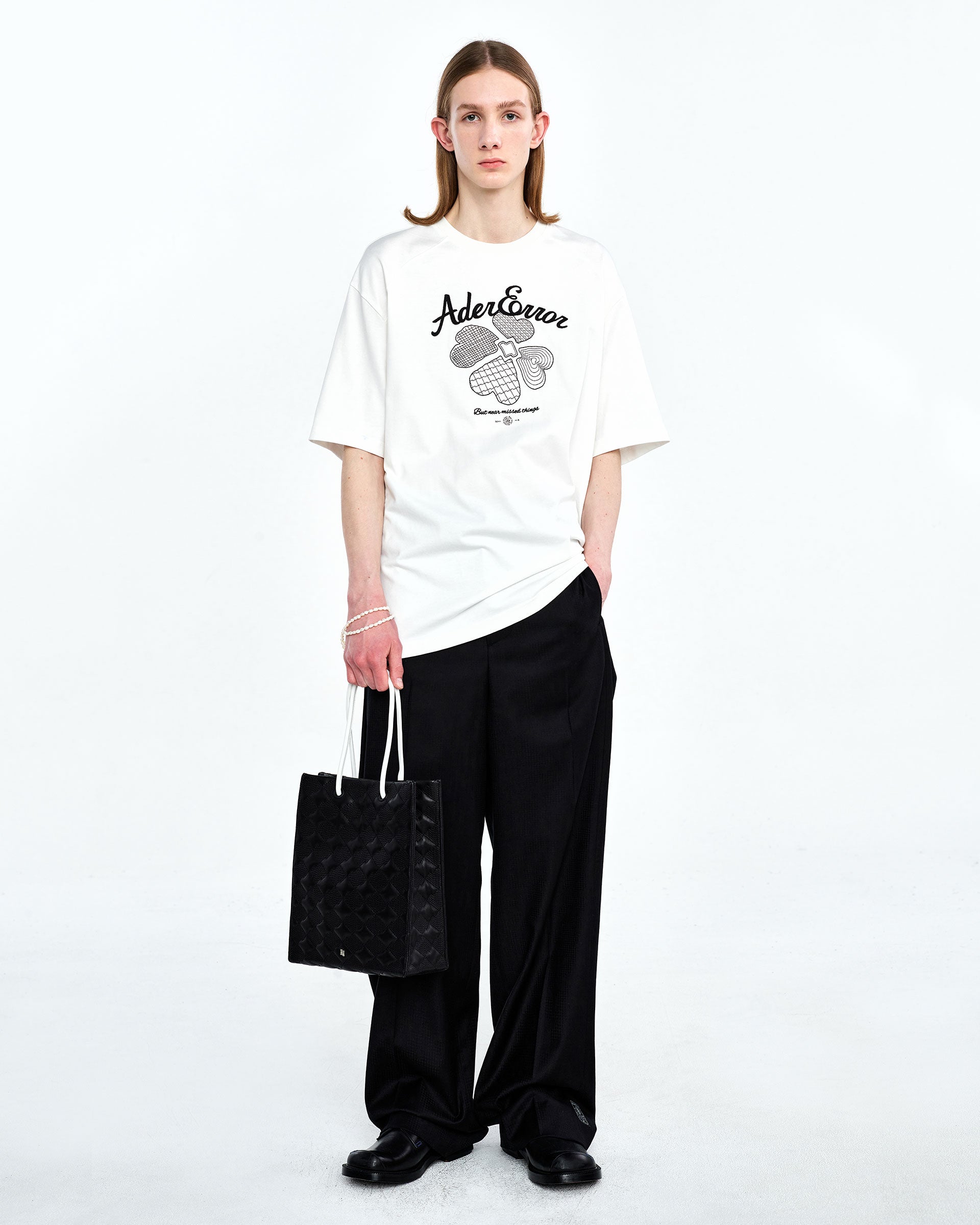 Ader Error - Tever logo t-shirt (White) product image 1 | TRAB K-Fashion Australia