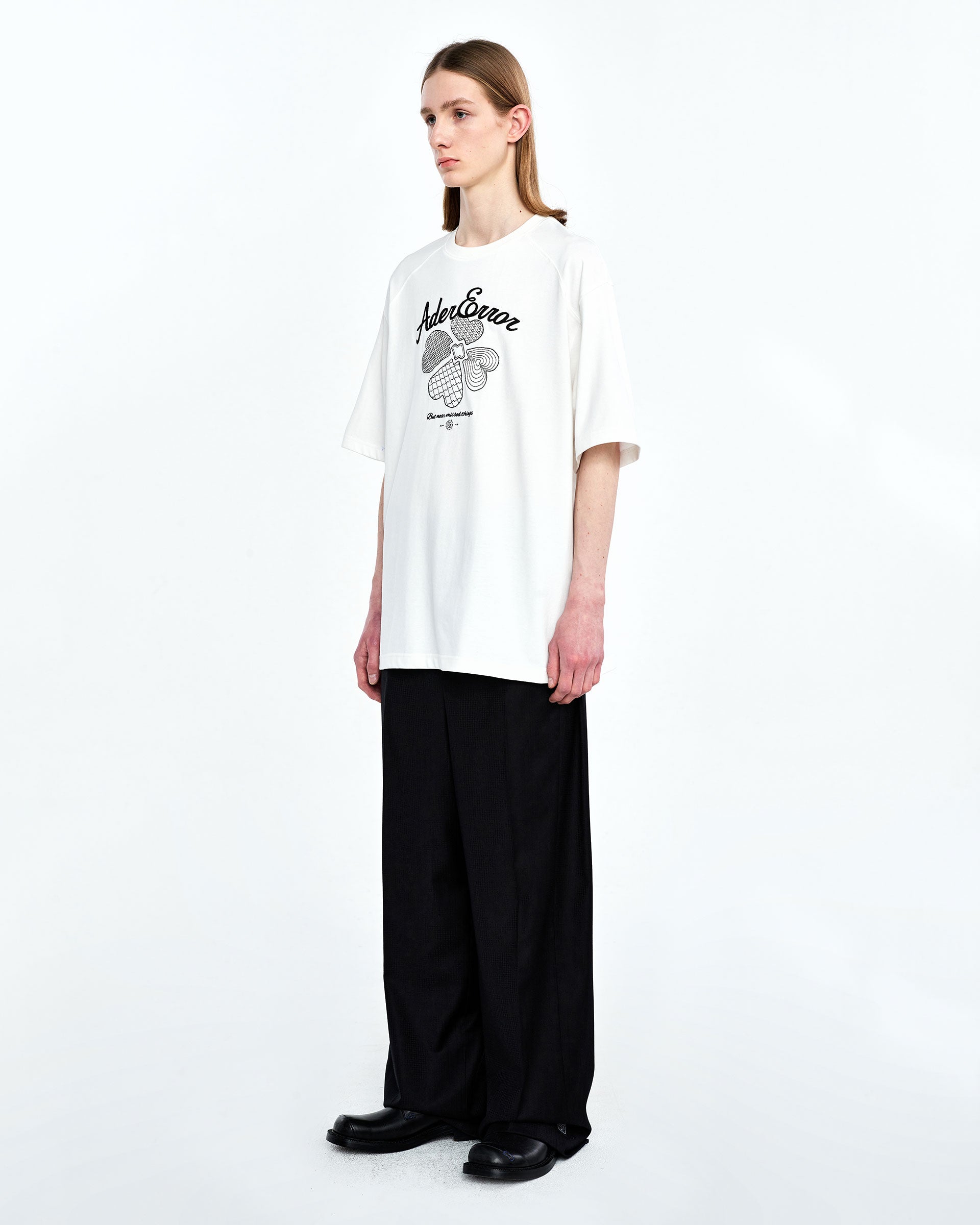 Ader Error - Tever logo t-shirt (White) product image 4 | TRAB K-Fashion Australia