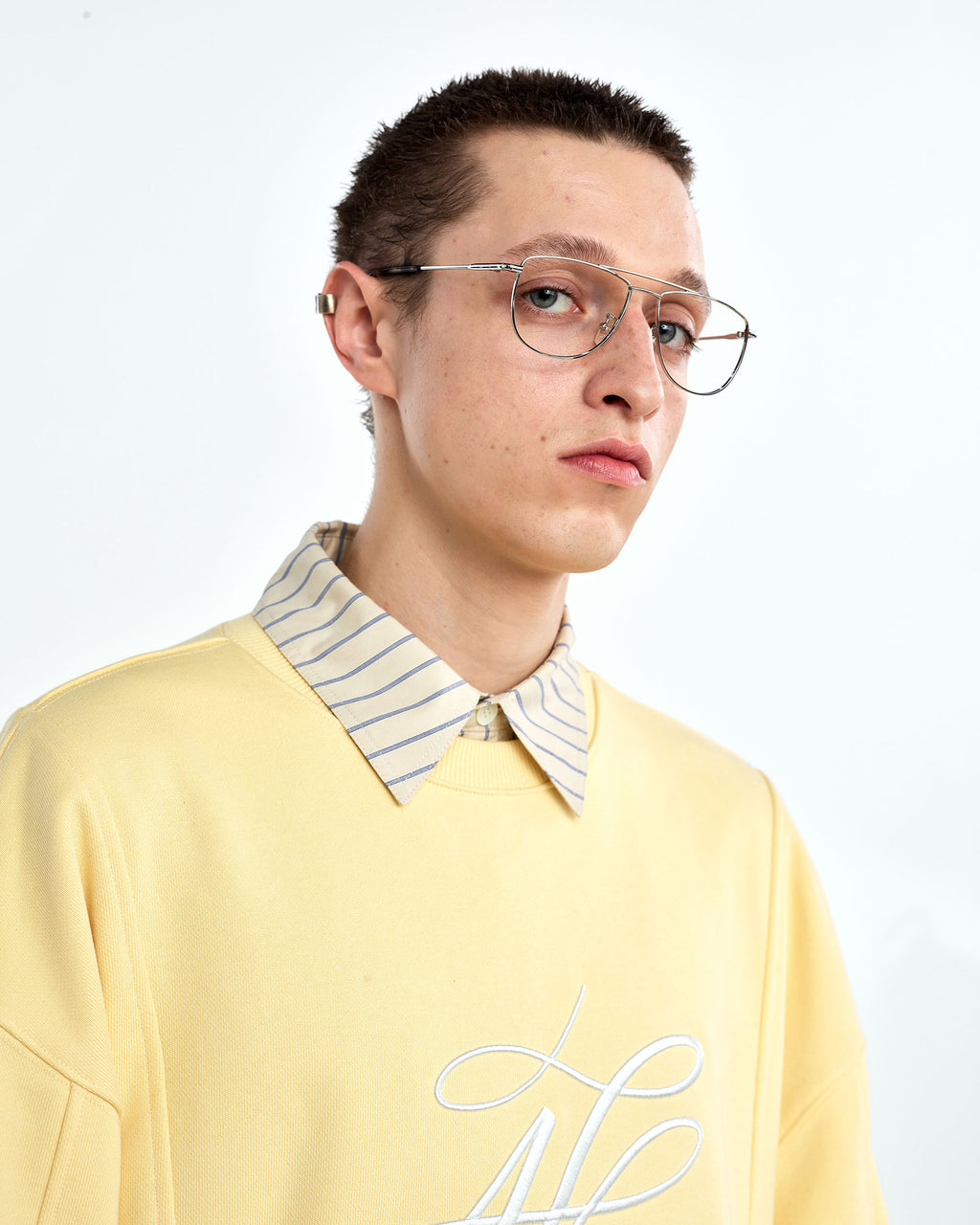Ader Error - Dancy logo sweatshirt (Yellow) product image 2 | TRAB K-Fashion Australia