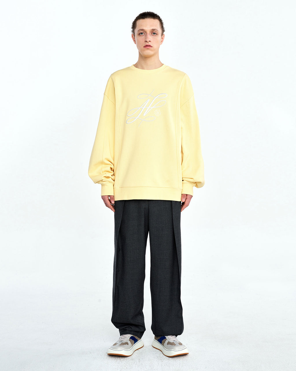 Ader Error - Dancy logo sweatshirt (Yellow) product image 3 | TRAB K-Fashion Australia