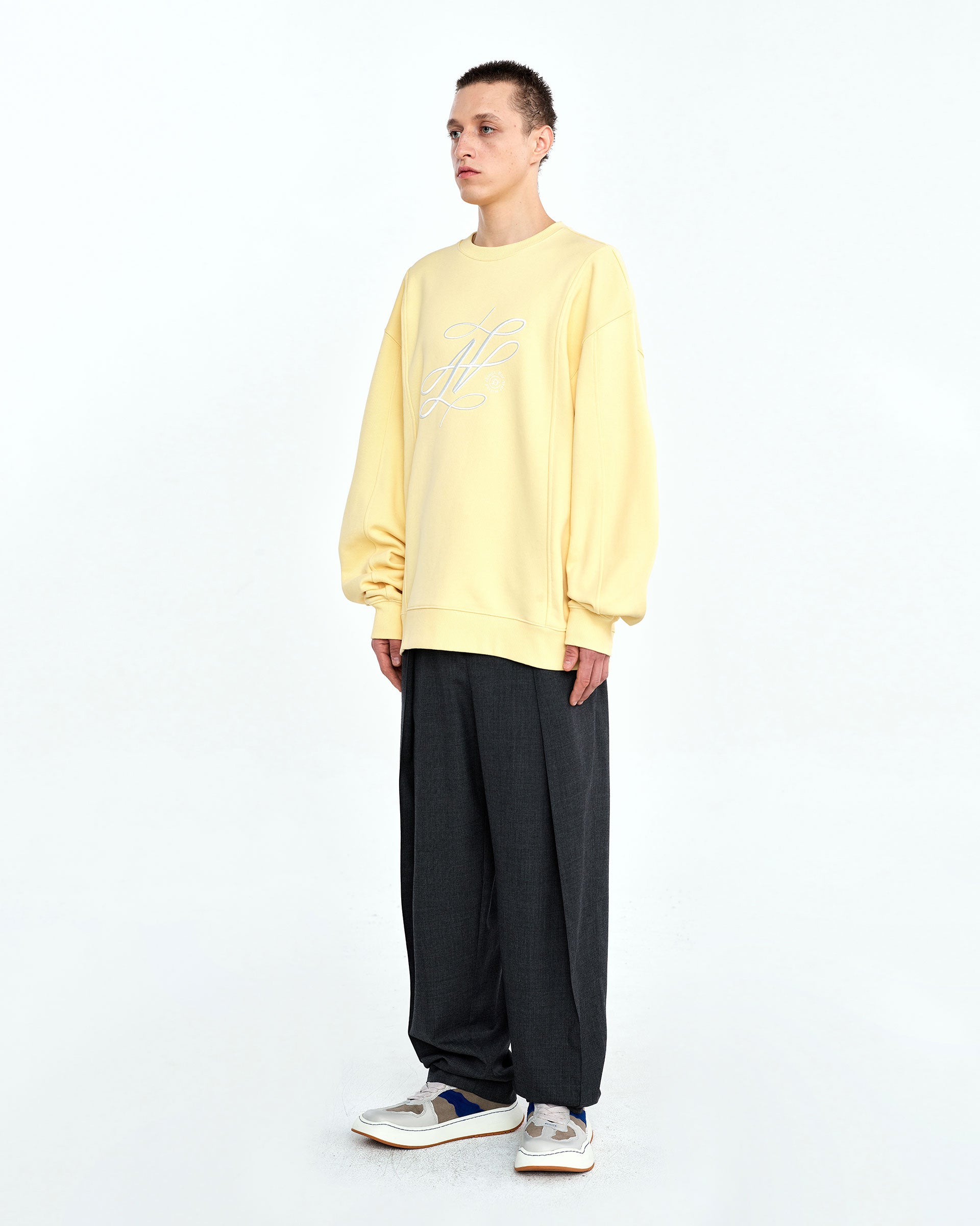 Ader Error - Dancy logo sweatshirt (Yellow) product image 4 | TRAB K-Fashion Australia