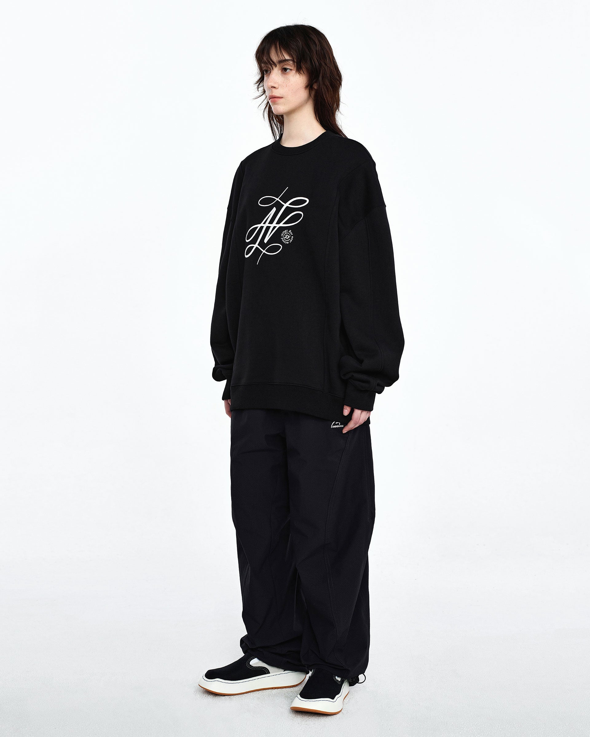 Ader Error - Dancy logo sweatshirt (Noir) product image 4 | TRAB K-Fashion Australia