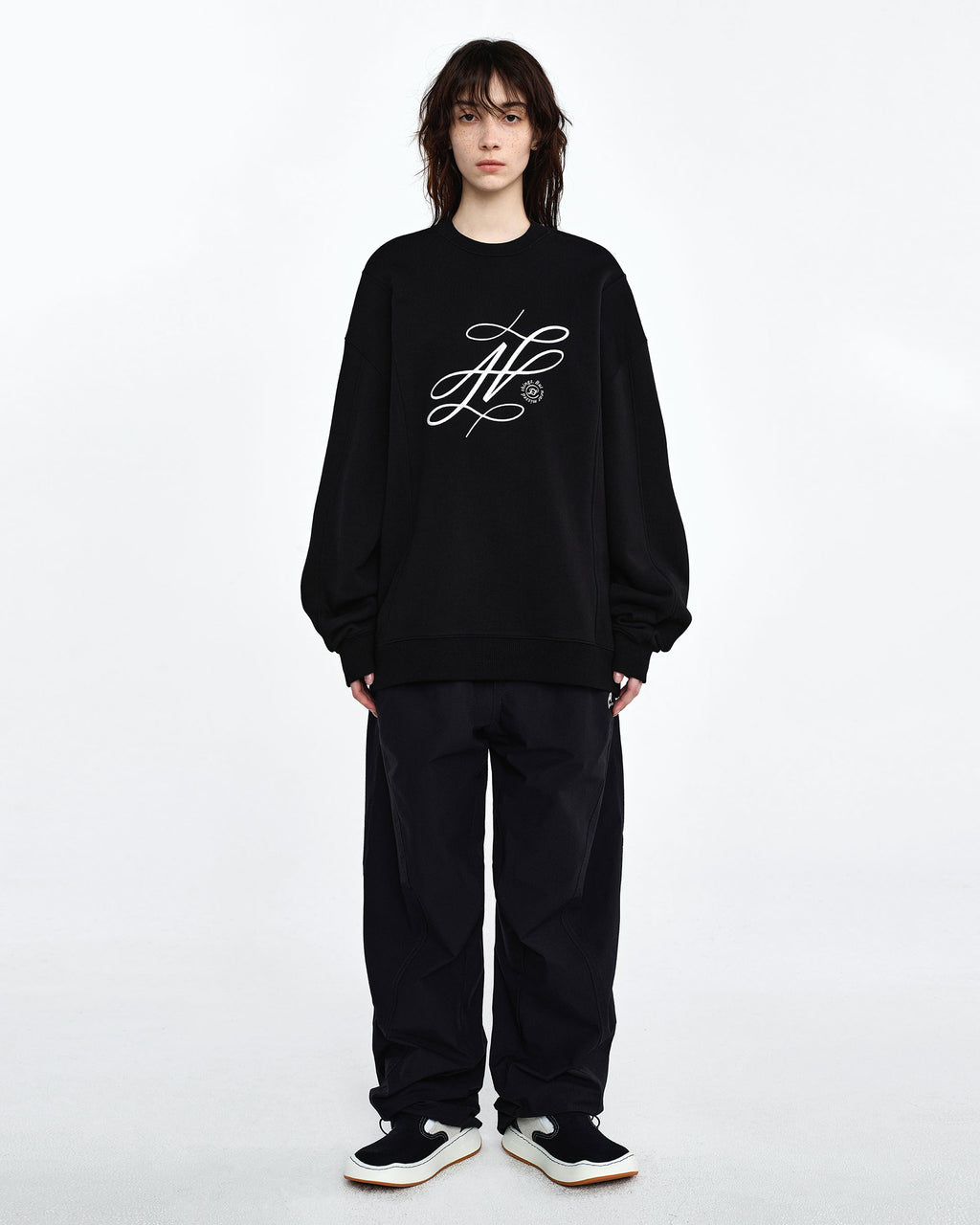 Ader Error - Dancy logo sweatshirt (Noir) product image 3 | TRAB K-Fashion Australia