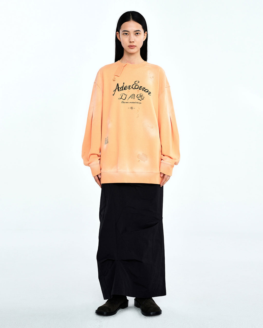 Ader Error - Sollec sweatshirt (Salmon) product image 3 | TRAB K-Fashion Australia