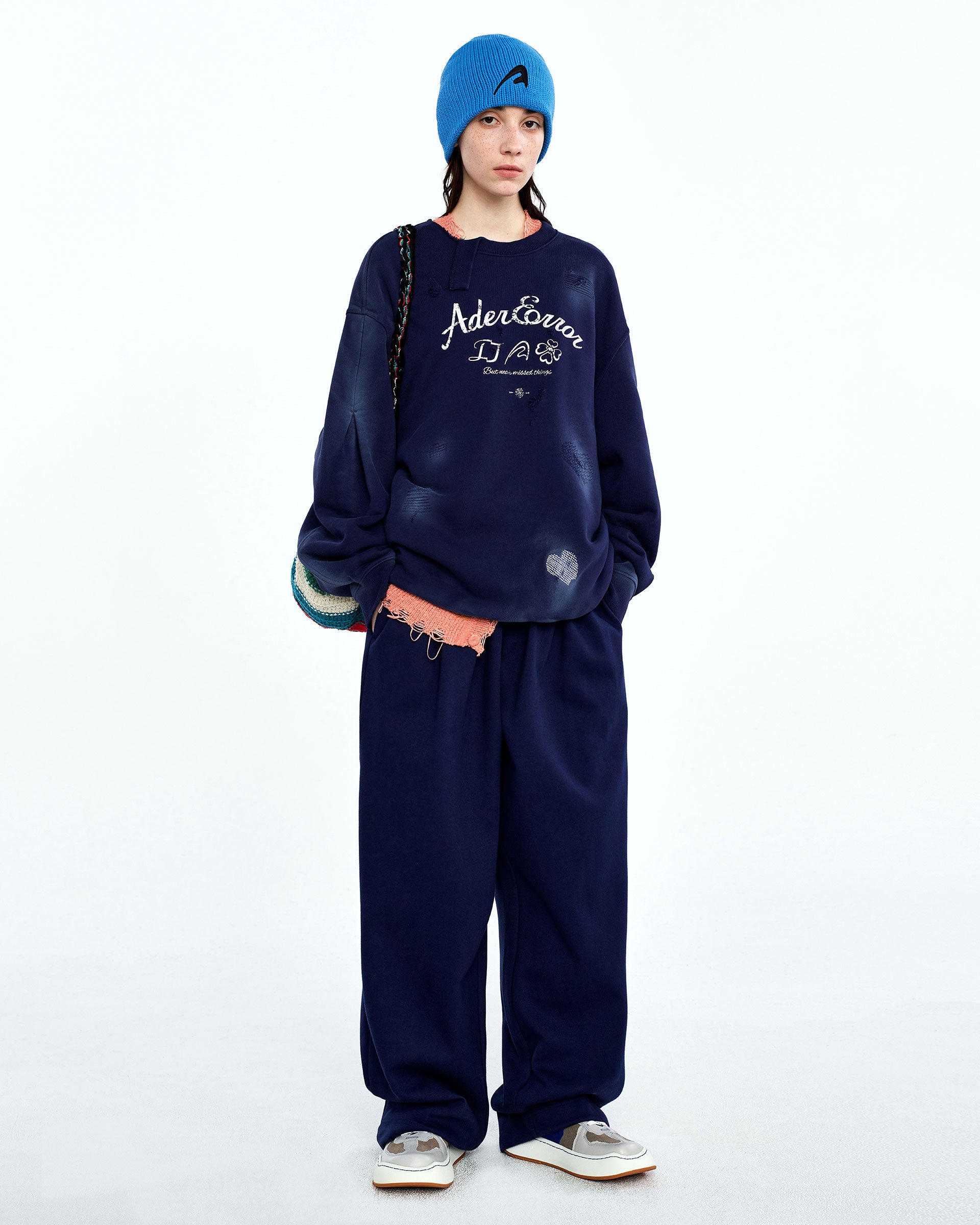 Ader Error - Sollec sweatshirt (Navy) product image 1 | TRAB K-Fashion Australia