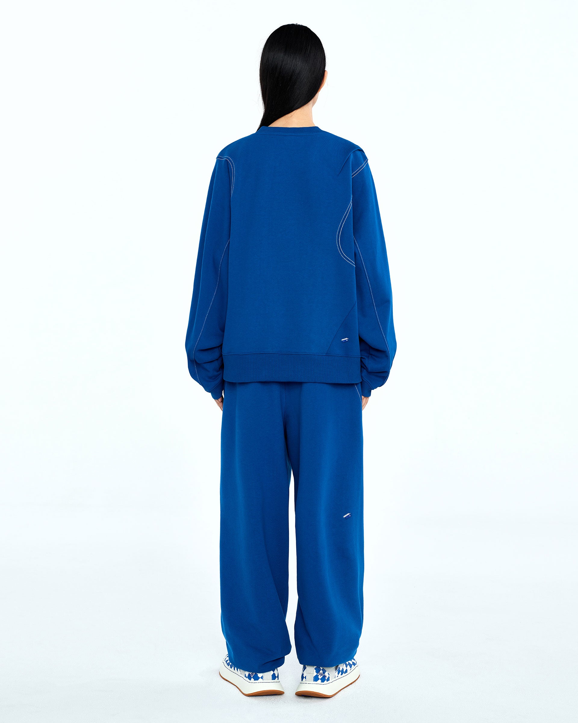 Ader Error - A-peec logo sweatshirt (Z-Blue) product image 7 | TRAB K-Fashion Australia