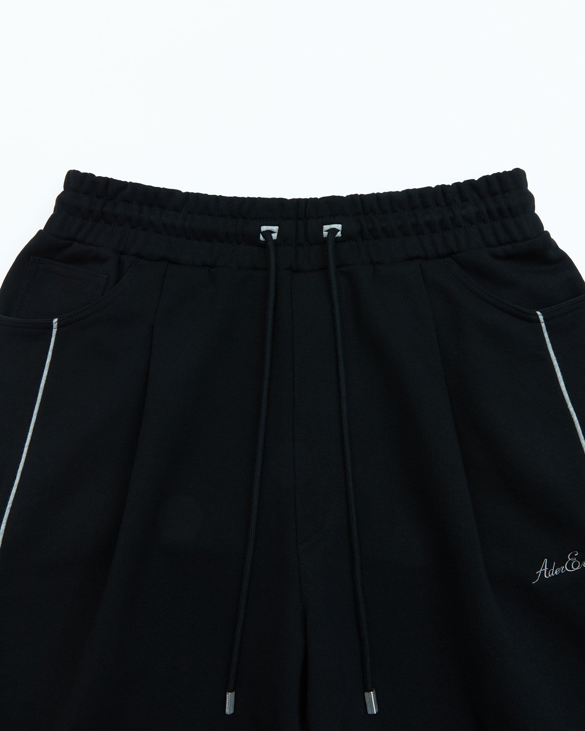 Ader Error - Tever logo sweatshorts (Noir) product image 5 | TRAB K-Fashion Australia