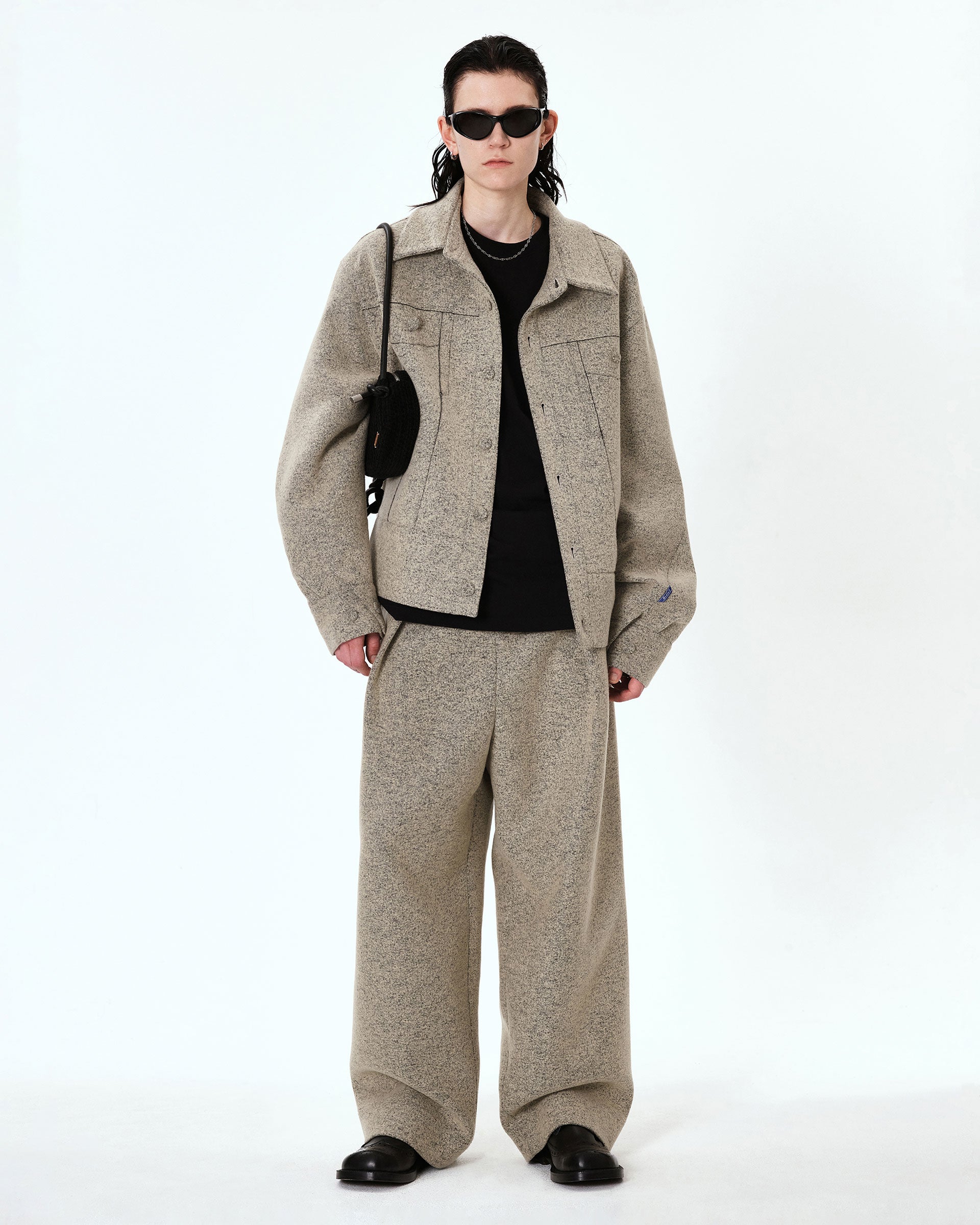 Ader Error - Banqu trousers (Grey) product image 1 | TRAB K-Fashion Australia