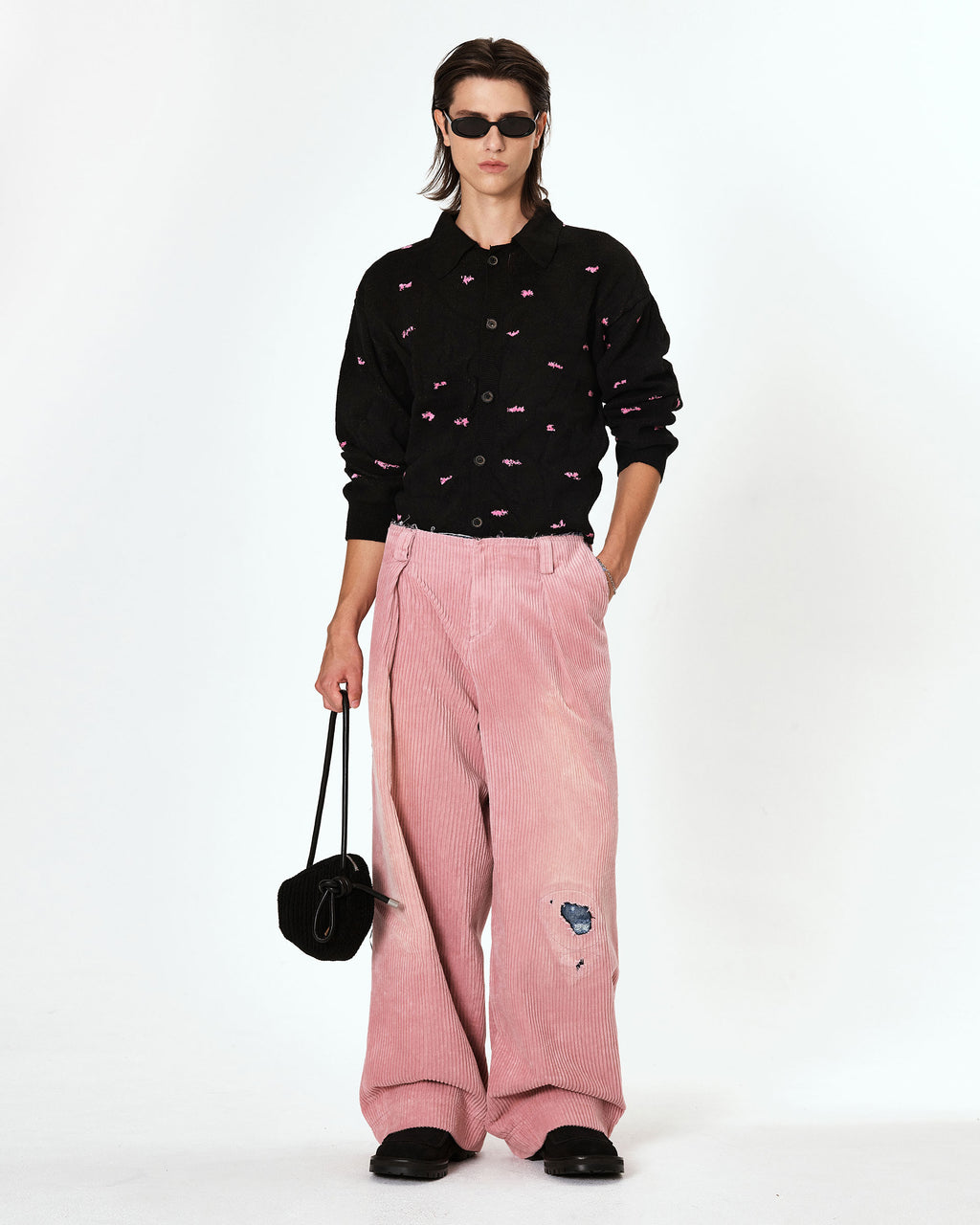 Ader Error - Carid aging trousers (Pink) product image 1 | TRAB K-Fashion Australia