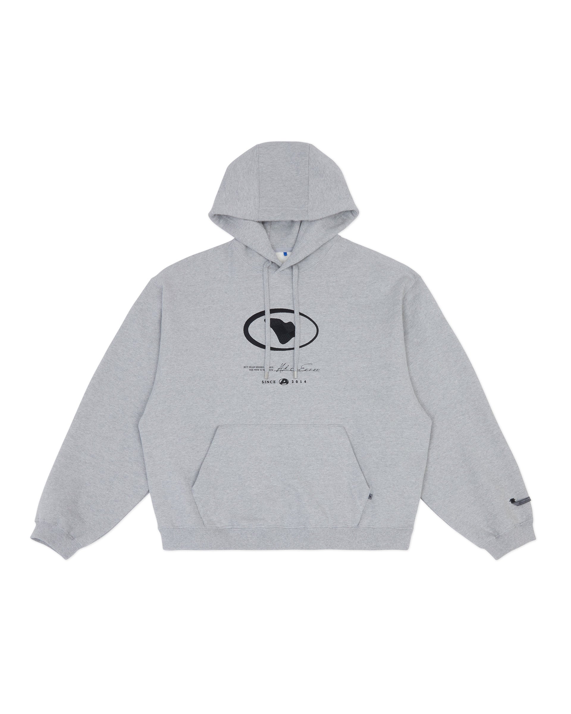 Ader Error - Etik logo hoodie (Grey) product image 15 | TRAB K-Fashion Australia
