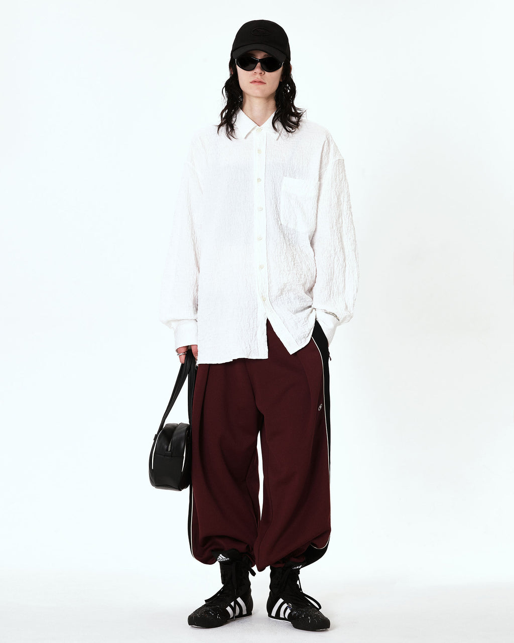 Ader Error - Rawul sweatpants (Burgundy) product image 3 | TRAB K-Fashion Australia