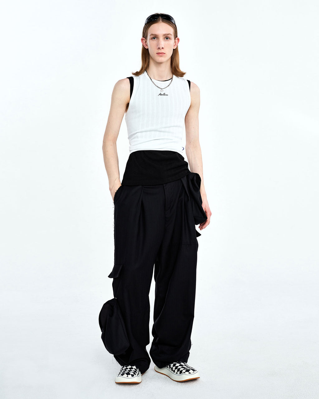 Ader Error - Tard cargo pants (Noir) product image 2 | TRAB K-Fashion Australia