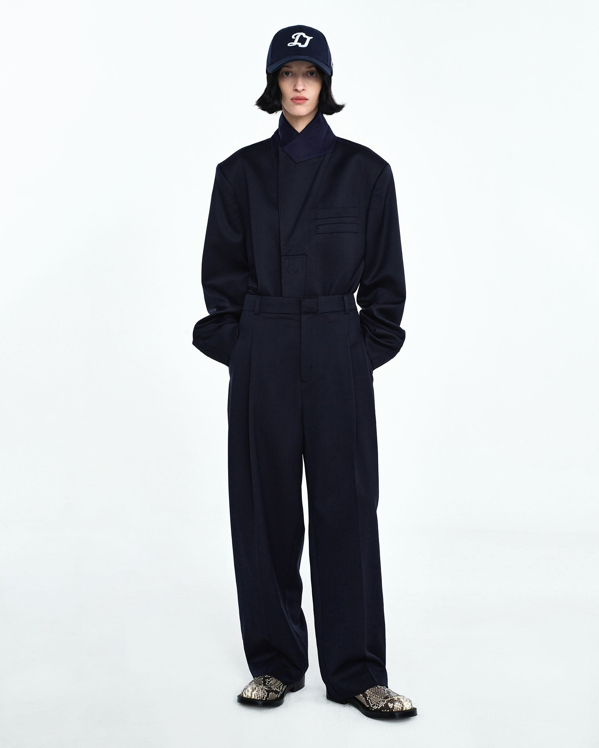 Ader Error - Bid blazer (Navy) product image 1 | TRAB K-Fashion Australia