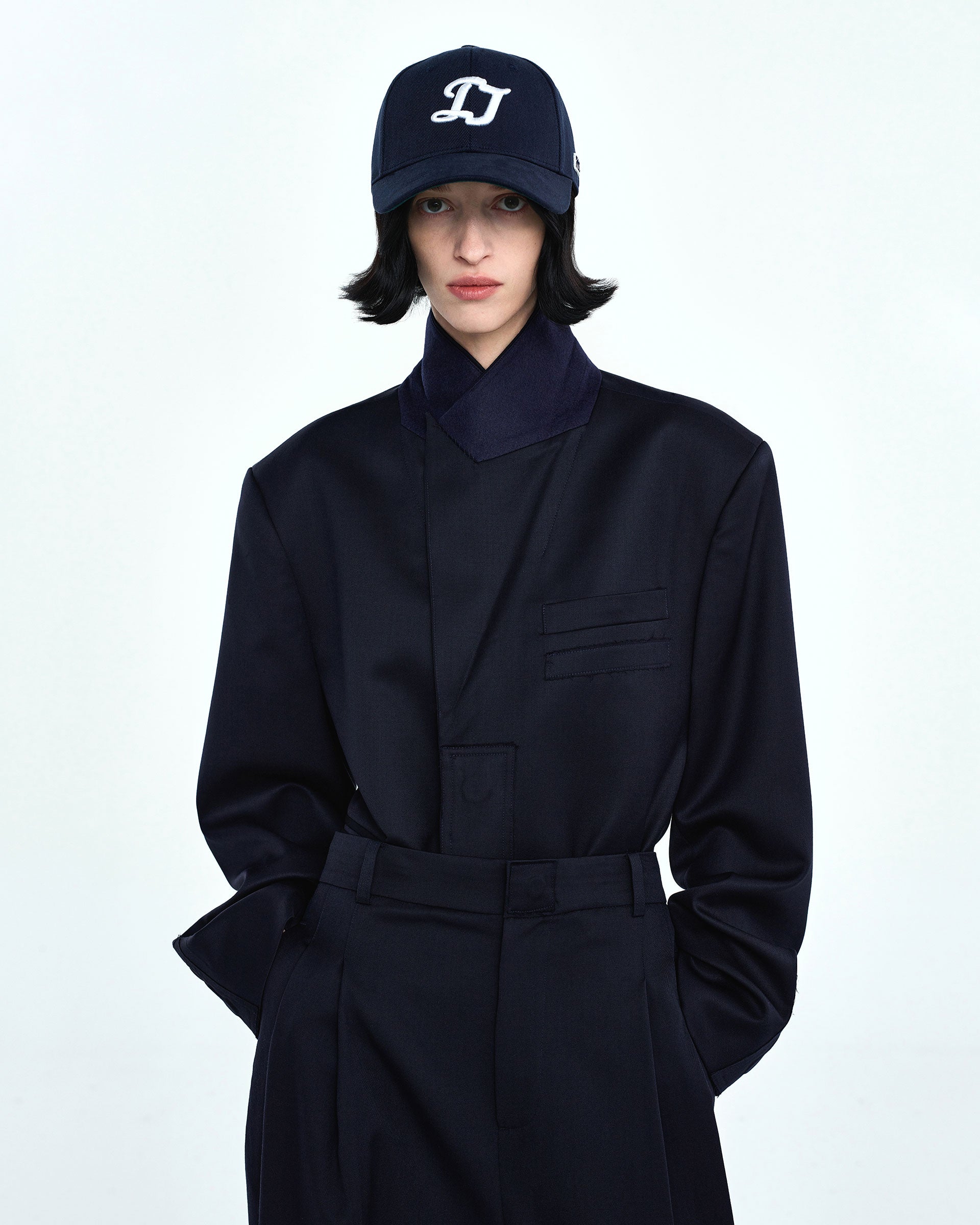 Ader Error - Bid blazer (Navy) product image 2 | TRAB K-Fashion Australia