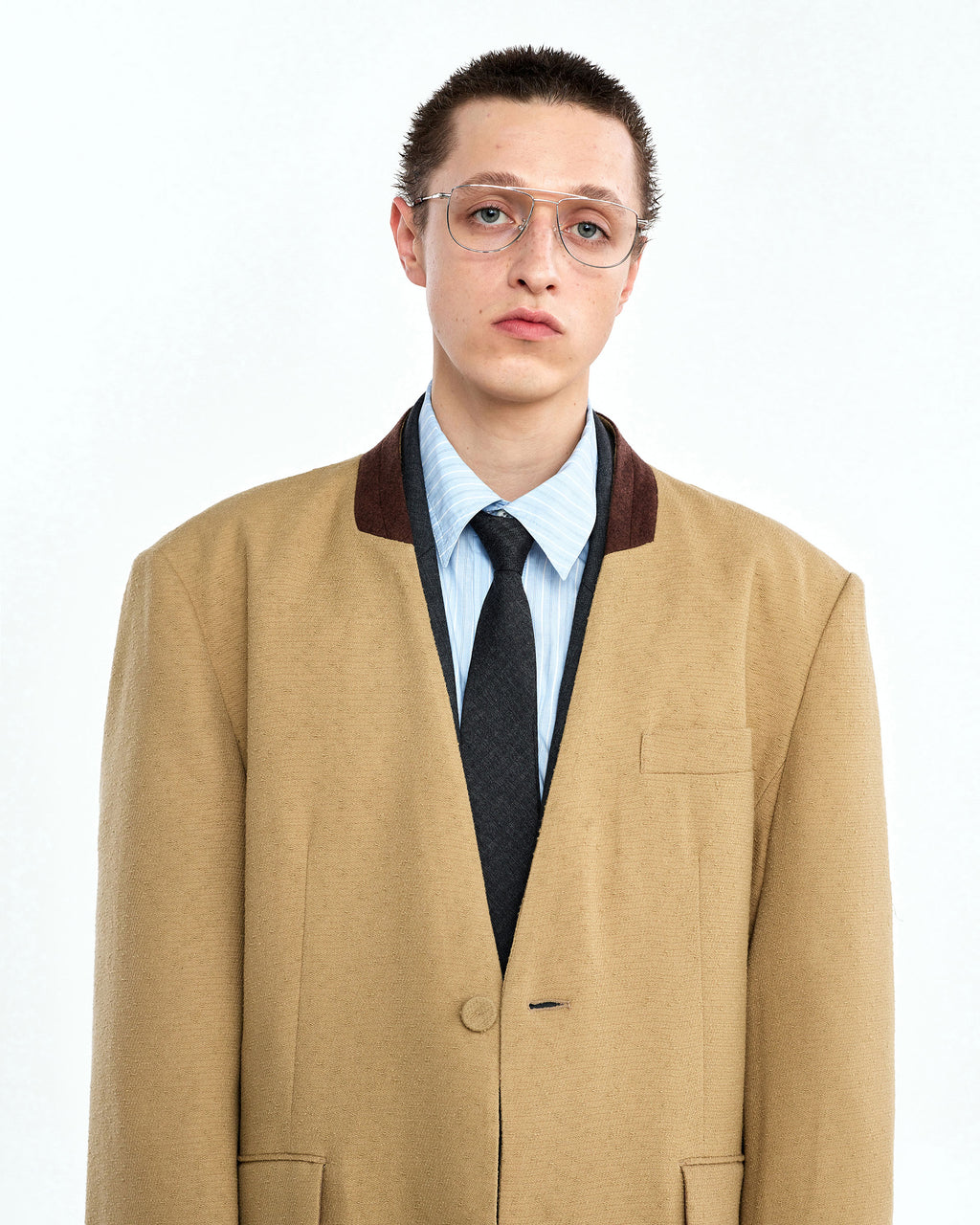 Ader Error - Nufe coat (Beige) product image 2 | TRAB K-Fashion Australia
