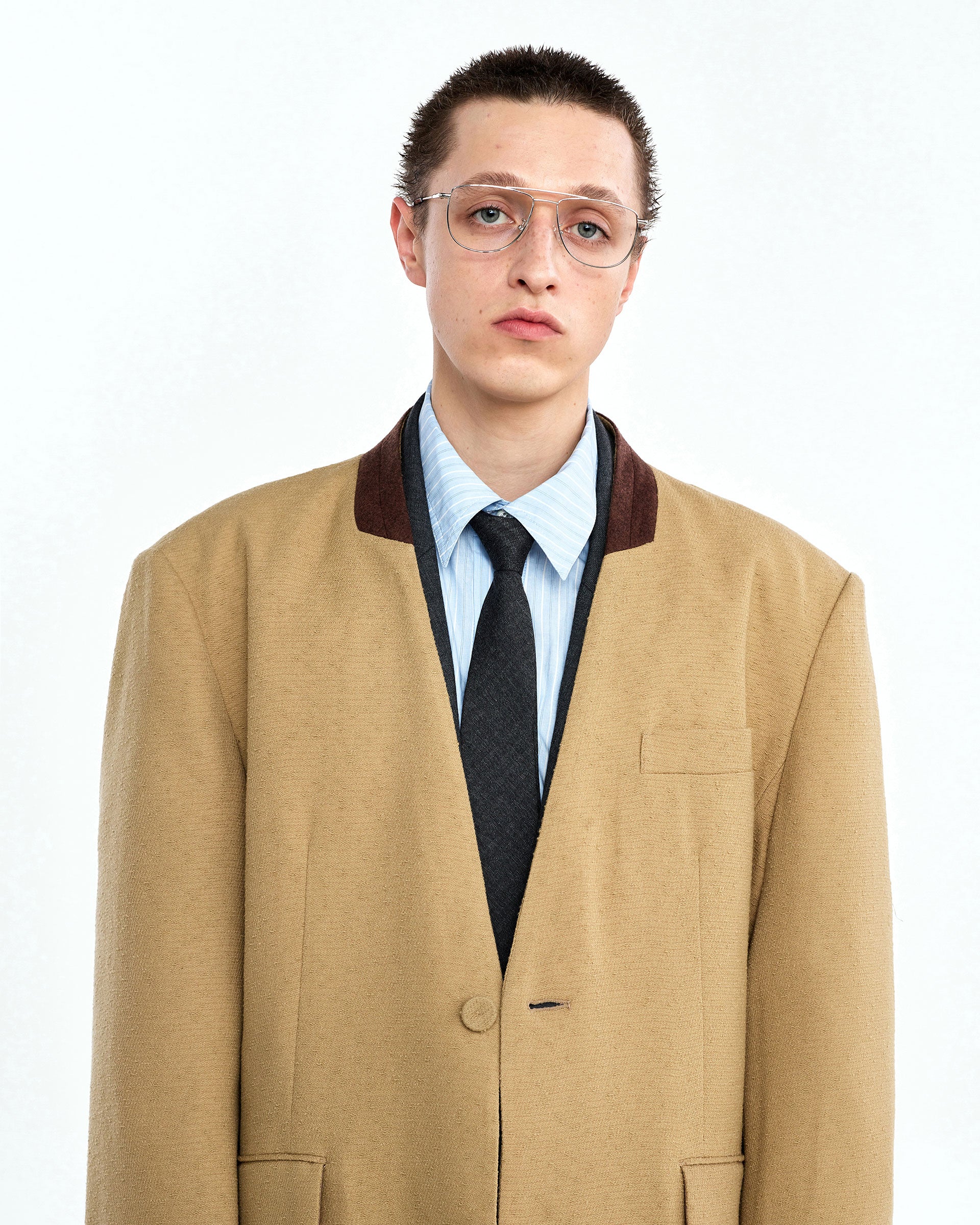 Ader Error - Nufe coat (Beige) product image 2 | TRAB K-Fashion Australia