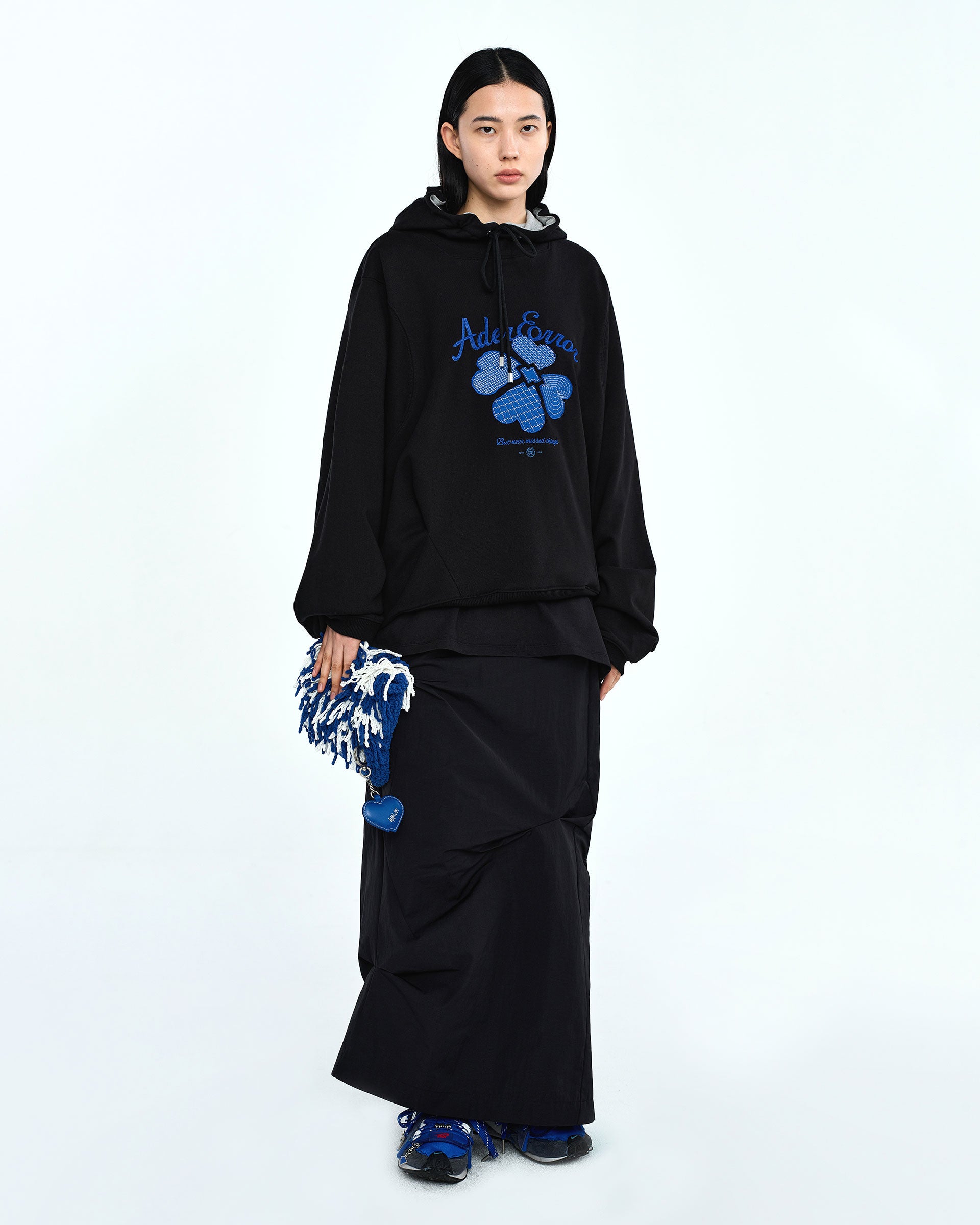 Ader Error - Tever logo hoodie (Noir) product image 1 | TRAB K-Fashion Australia