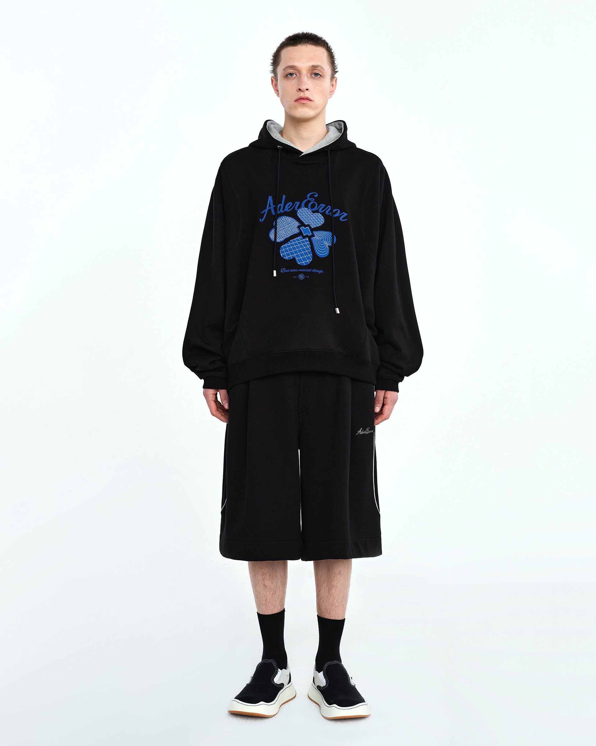 Ader Error - Tever logo hoodie (Noir) product image 5 | TRAB K-Fashion Australia