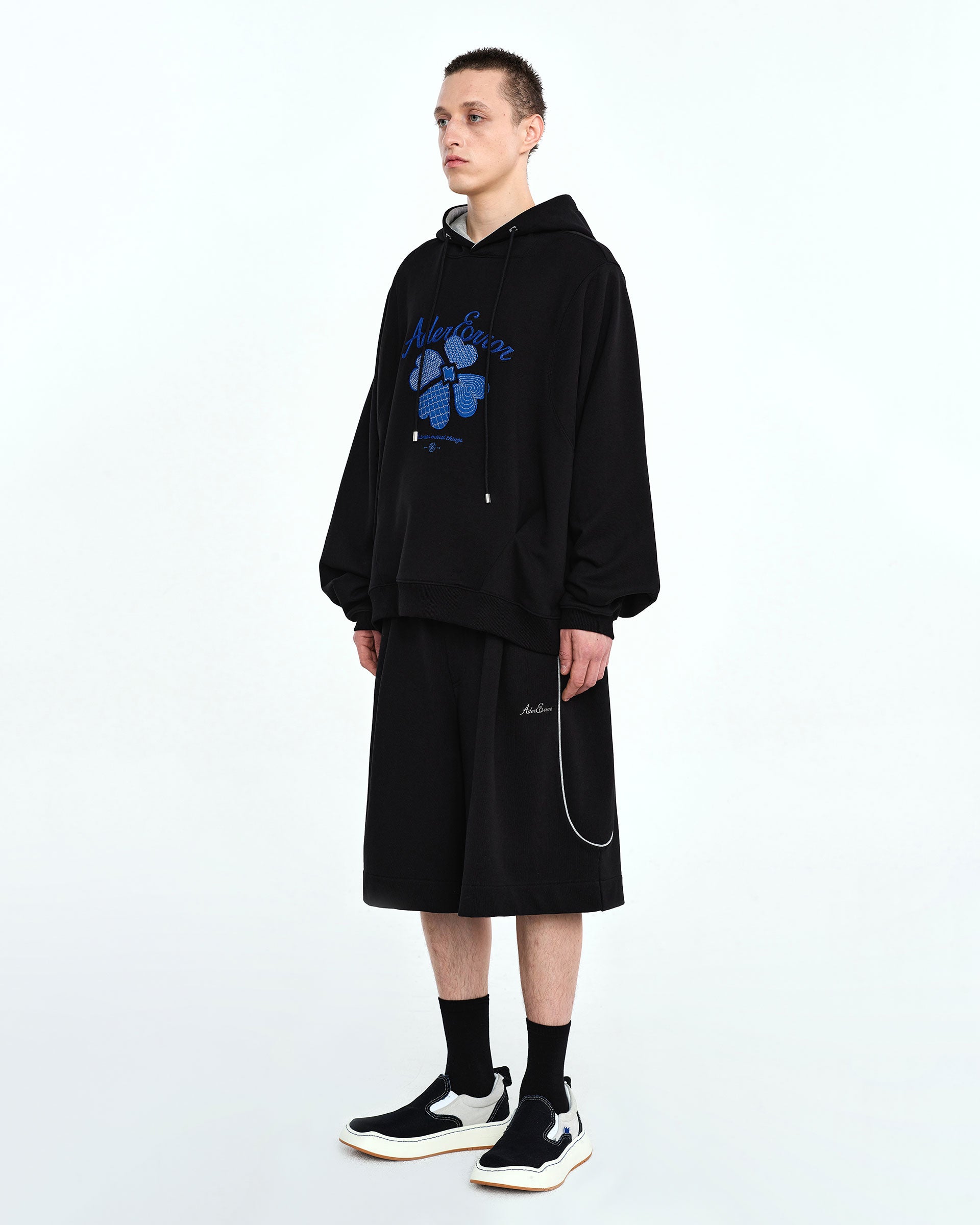 Ader Error - Tever logo hoodie (Noir) product image 6 | TRAB K-Fashion Australia
