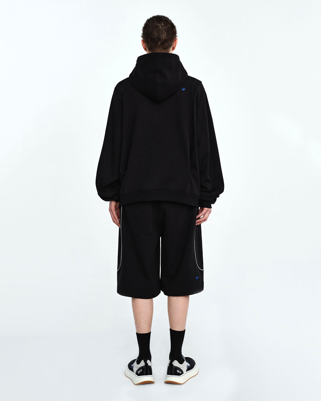 Ader Error - Tever logo hoodie (Noir) product image 7 | TRAB K-Fashion Australia