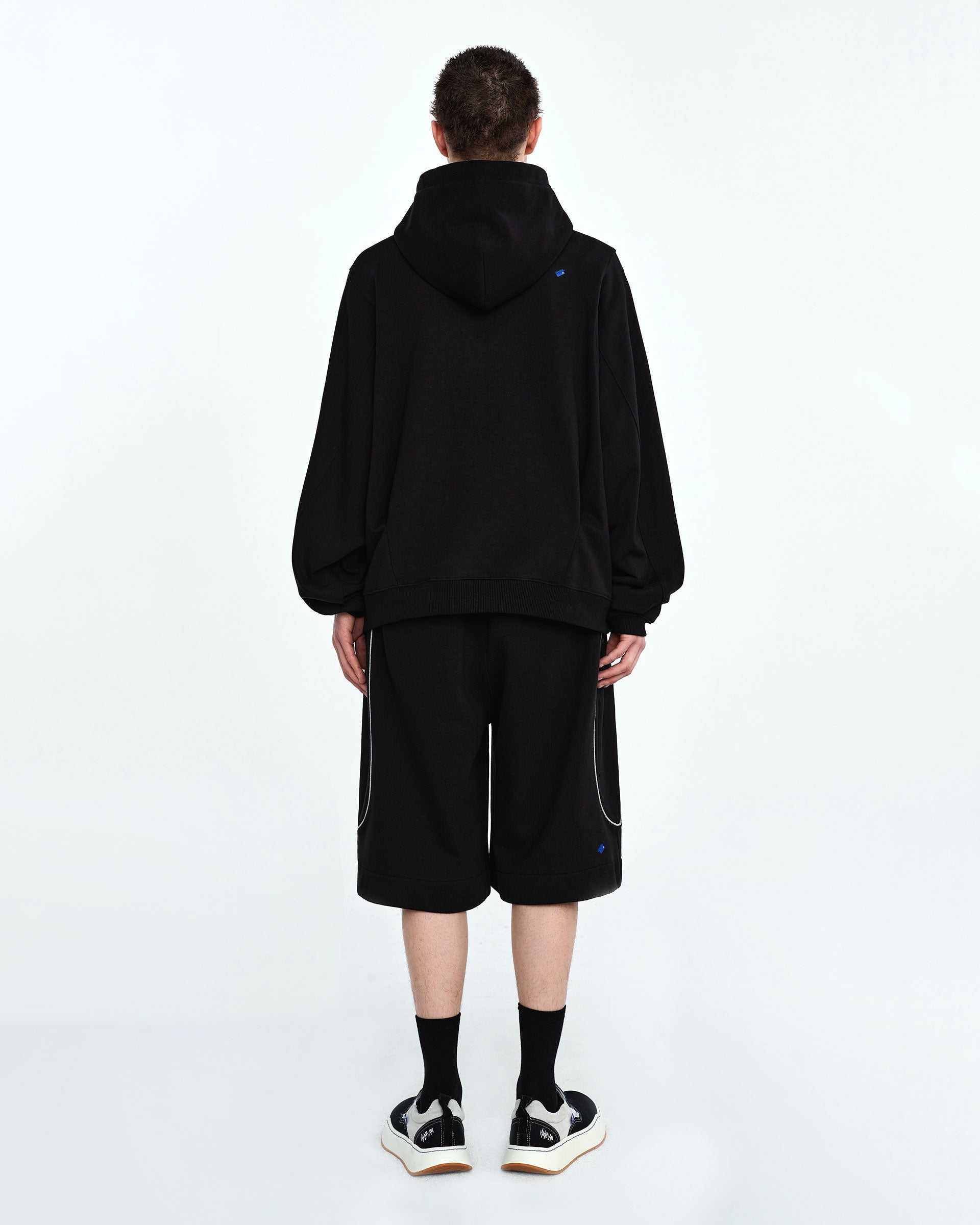 Ader Error - Tever logo hoodie (Noir) product image 7 | TRAB K-Fashion Australia