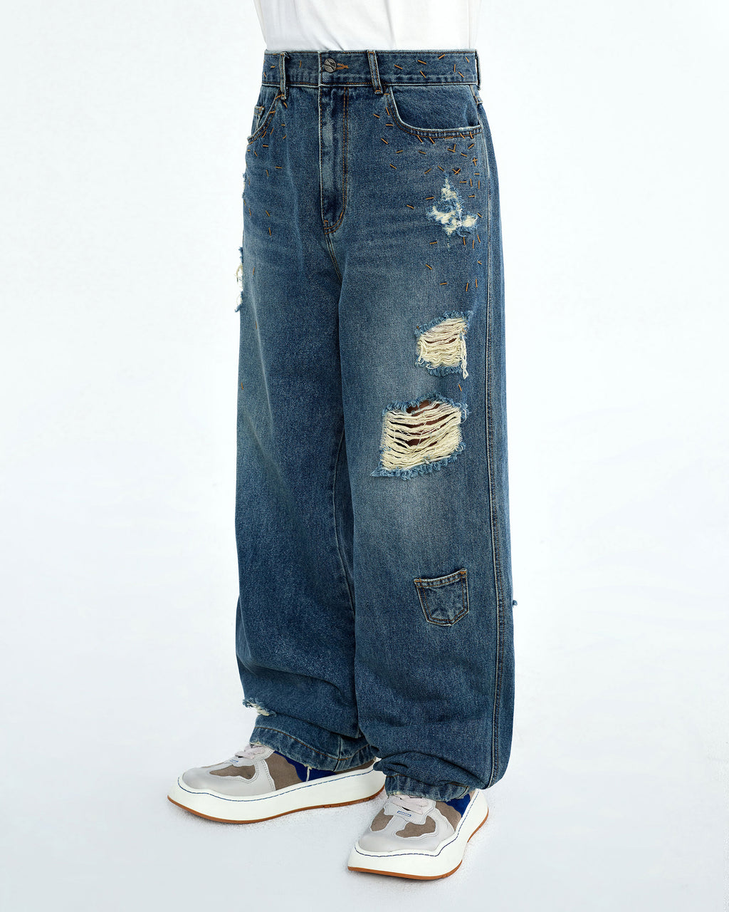 Ader Error - Bart jeans (Blue) product image 3 | TRAB K-Fashion Australia