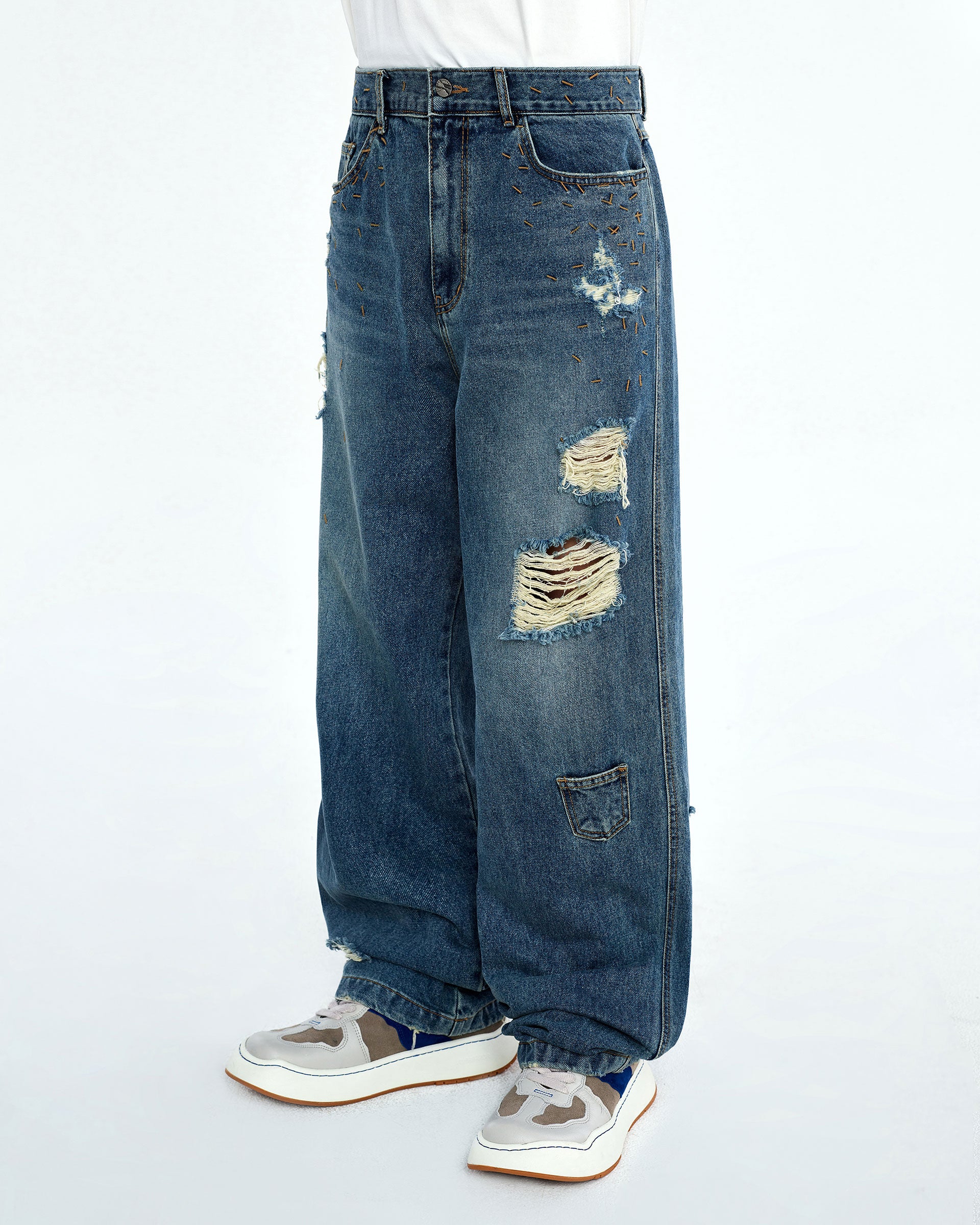 Ader Error - Bart jeans (Blue) product image 3 | TRAB K-Fashion Australia
